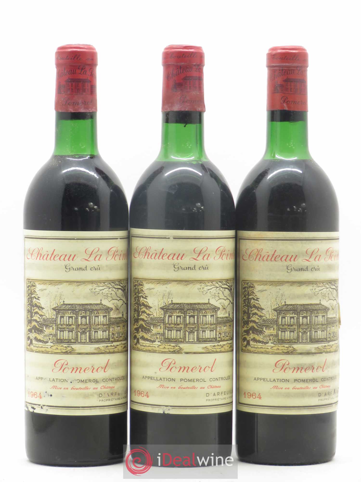 Château la Pointe 1964 - Lot de 3 bouteilles - 0