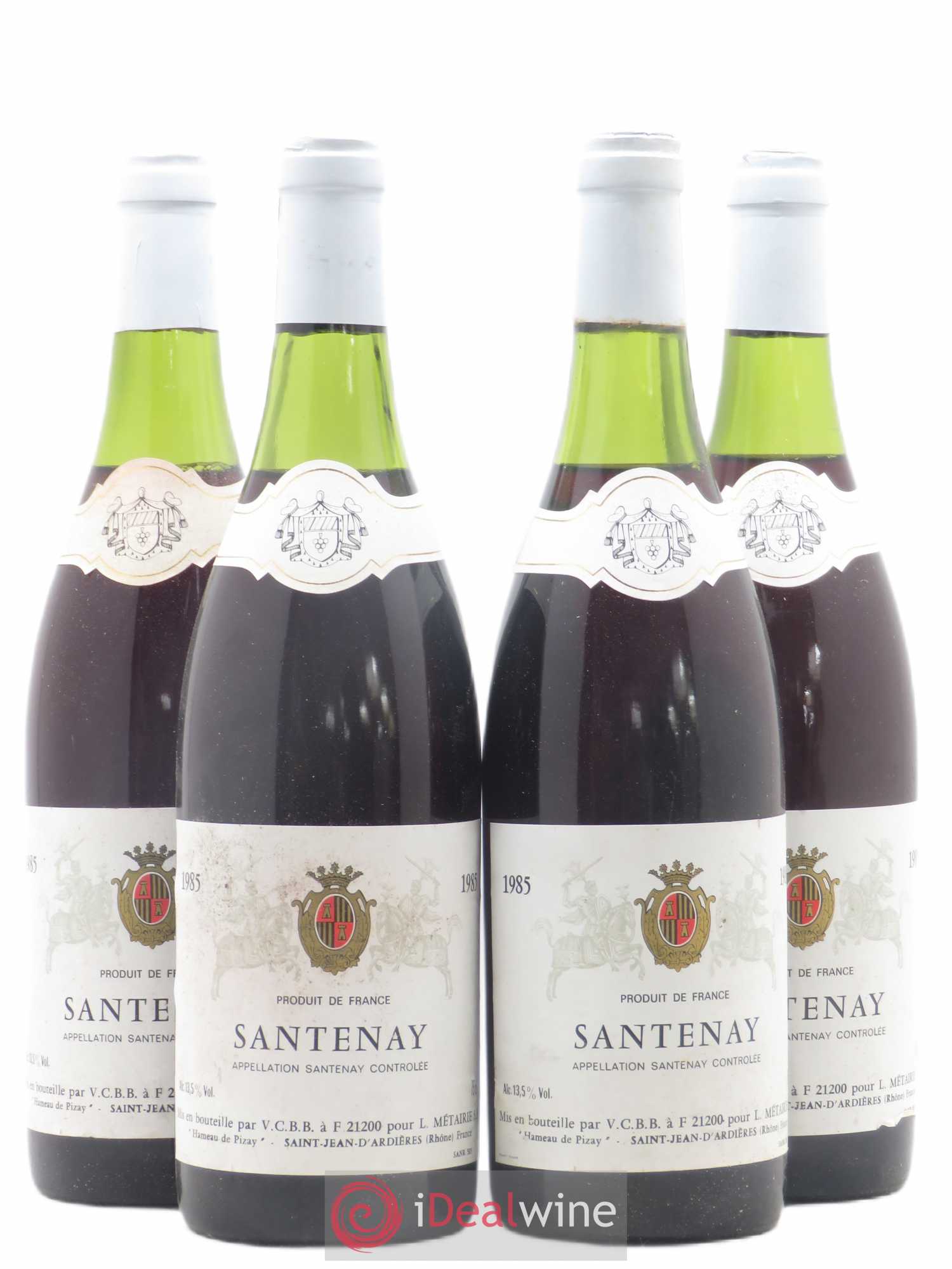 Santenay L Métairie 1985 - Lot de 4 bouteilles - 0