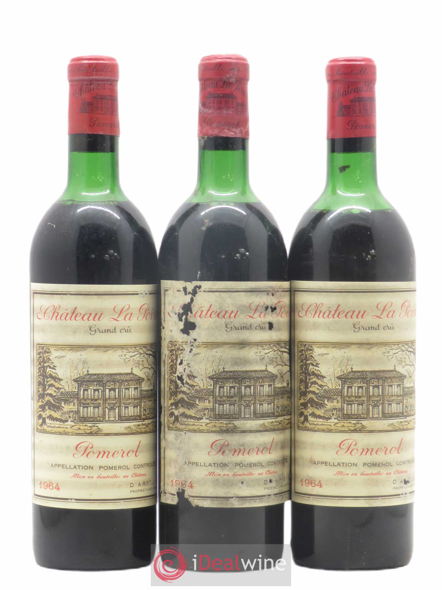 Château la Pointe 1964 - Lot de 3 bouteilles - 0