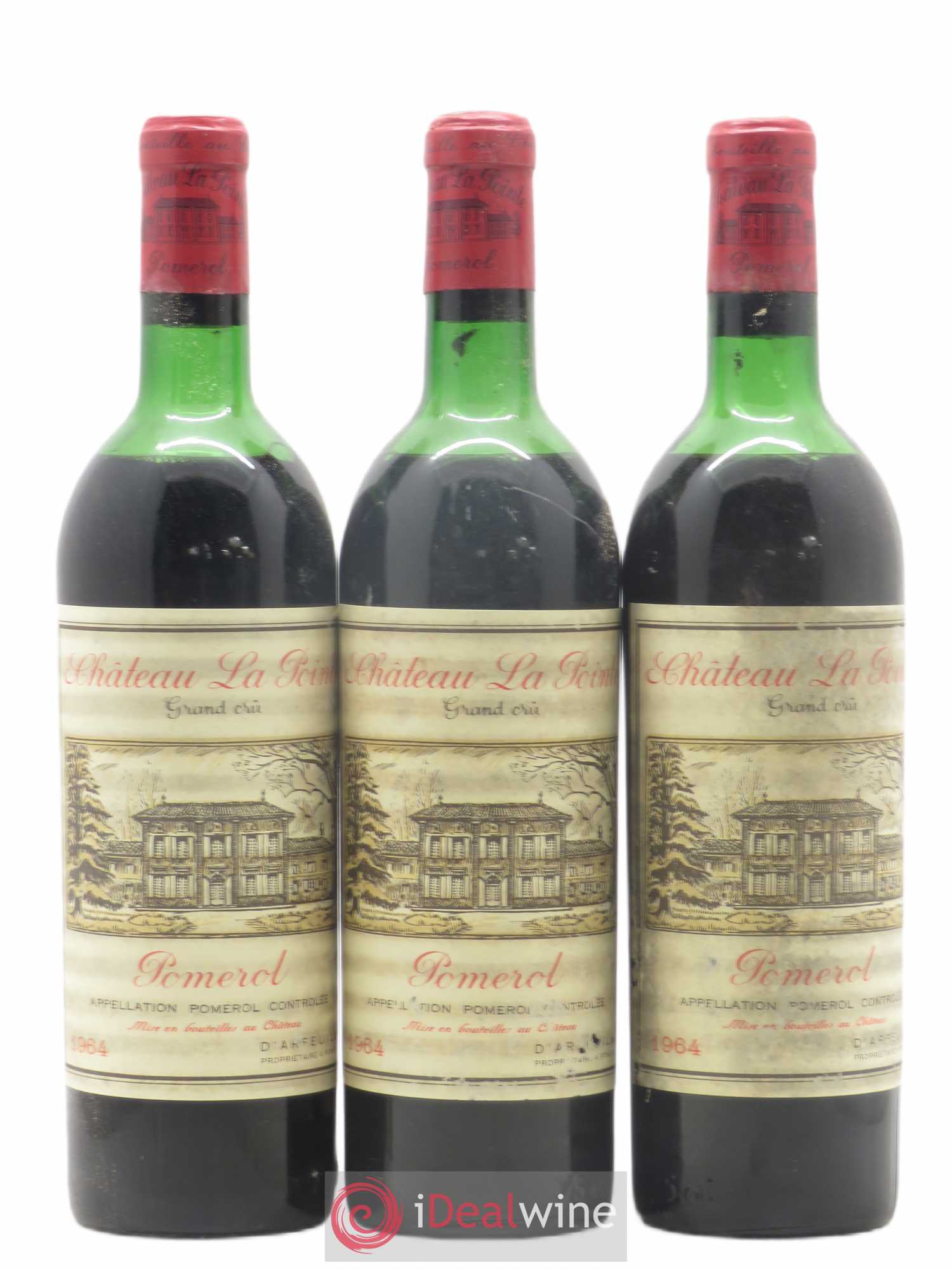 Château la Pointe 1964 - Lot de 3 bouteilles - 0