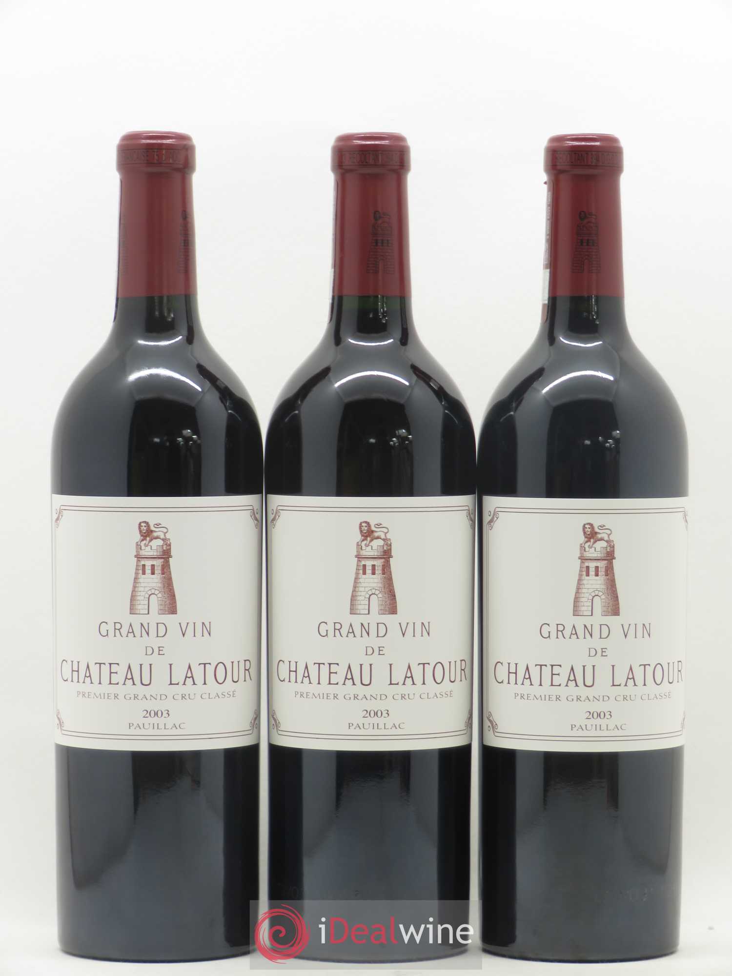 Château Latour 1er Grand Cru Classé 2003 - Lot de 6 bouteilles - 3