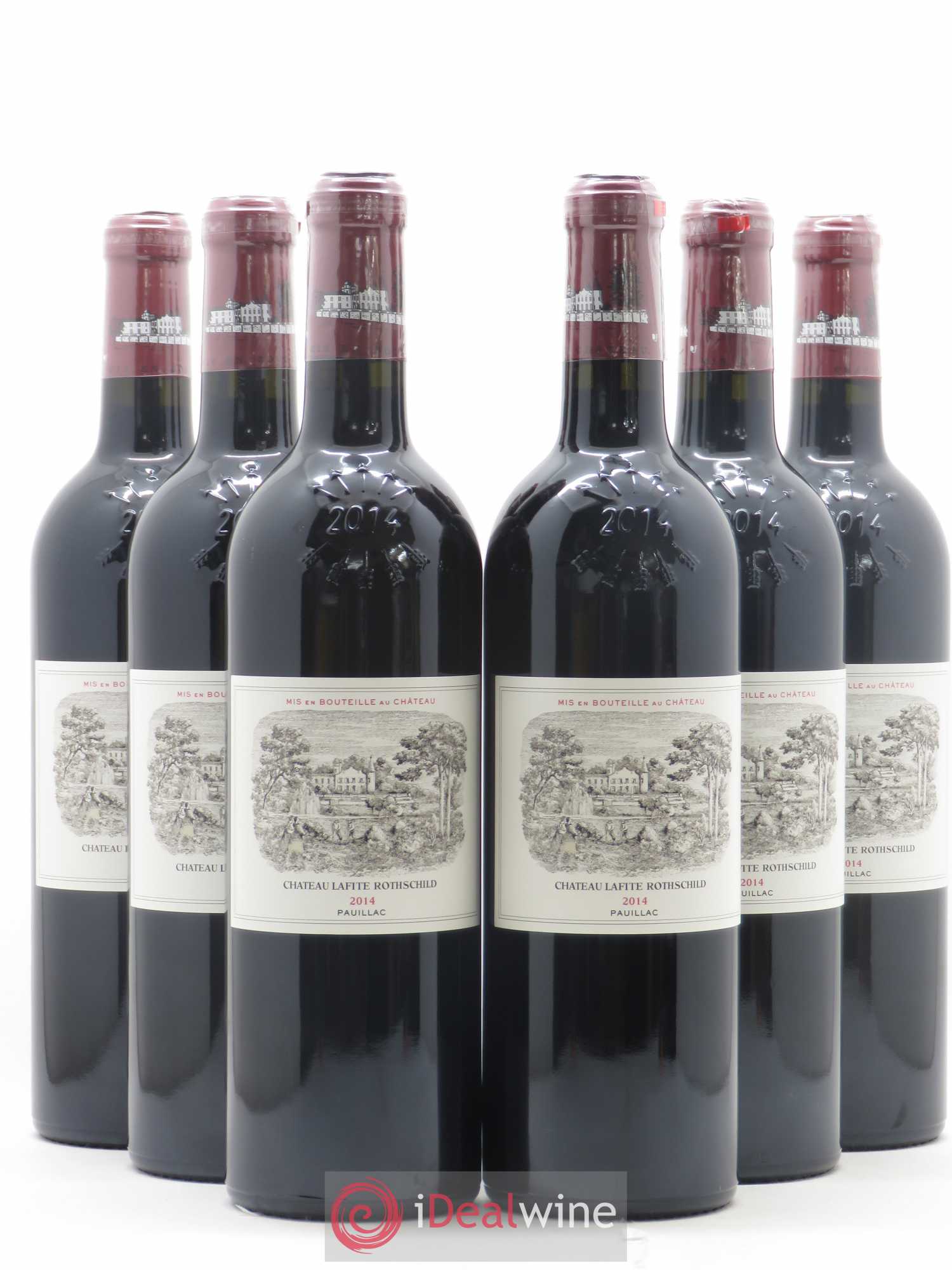 Château Lafite Rothschild 1er Grand Cru Classé 2014 - Lot de 6 bouteilles - 0