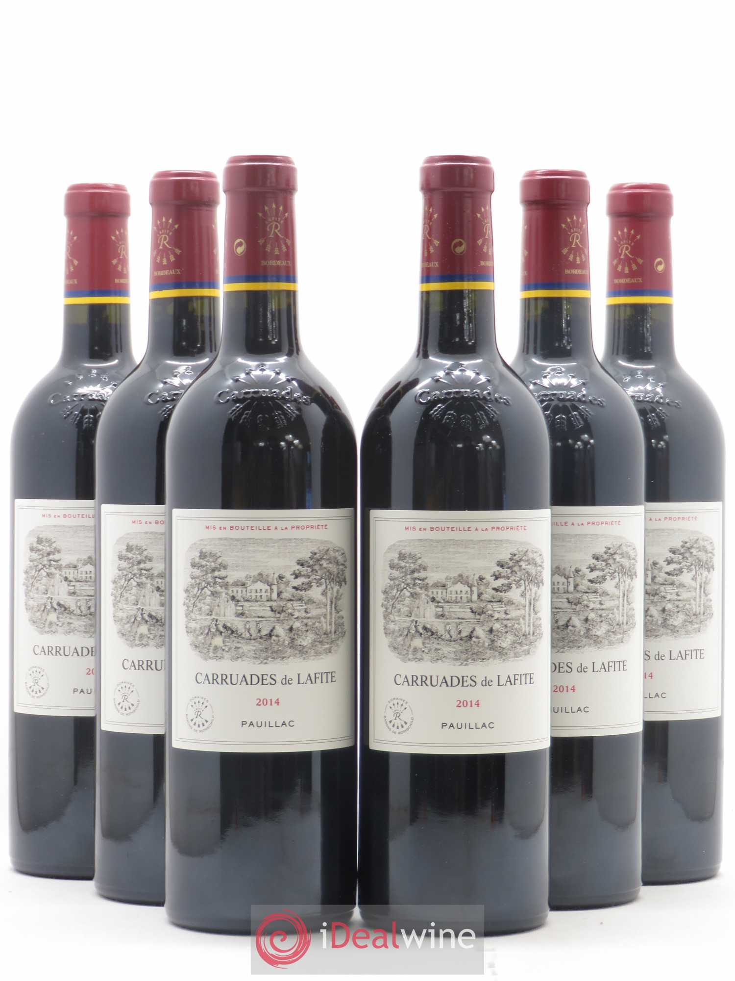 Carruades de Lafite Rothschild Second Vin 2014 - Lot de 6 bouteilles - 0
