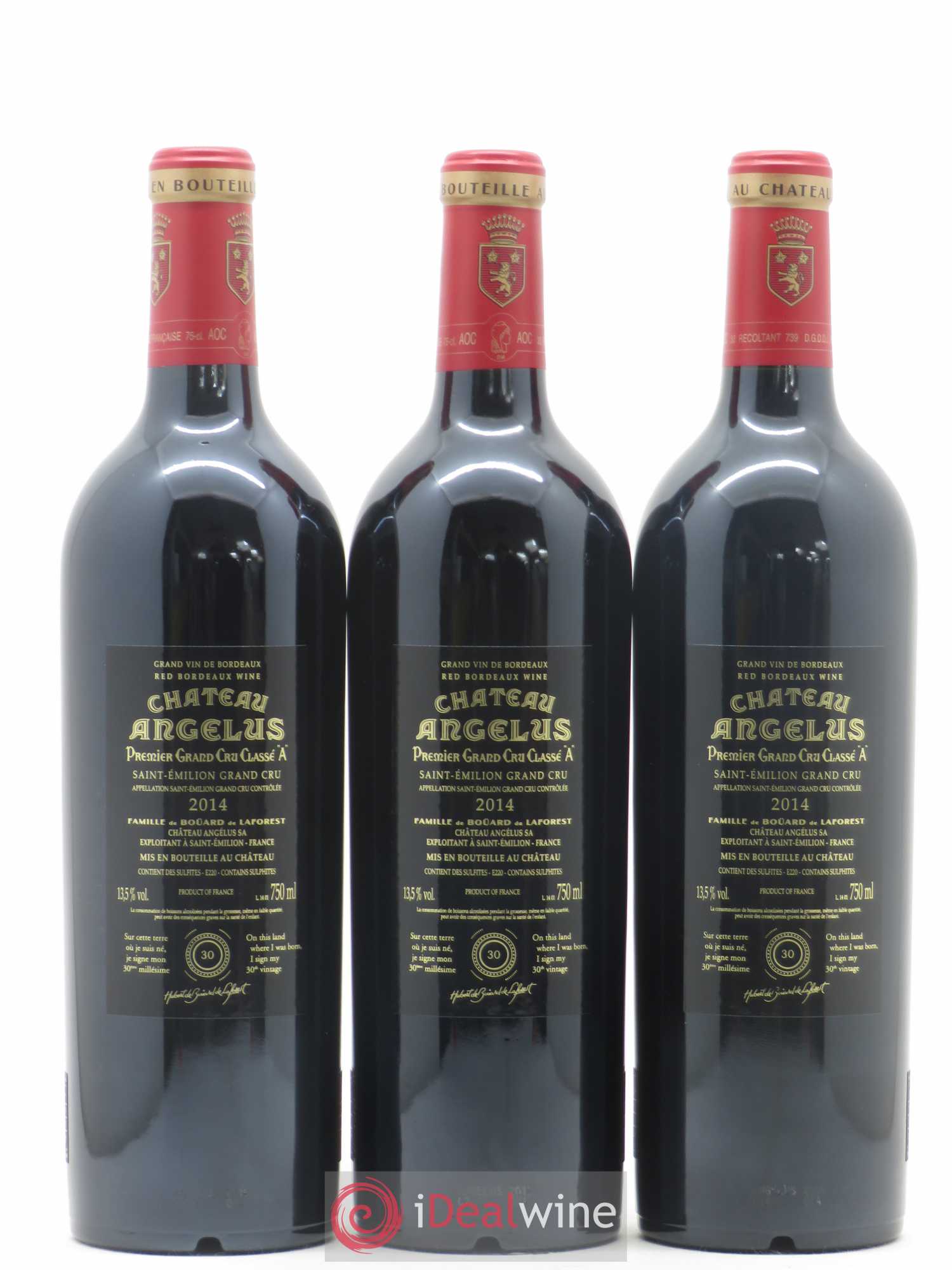 Château Angélus 1er Grand Cru Classé A 2014 - Lot de 6 bouteilles - 2