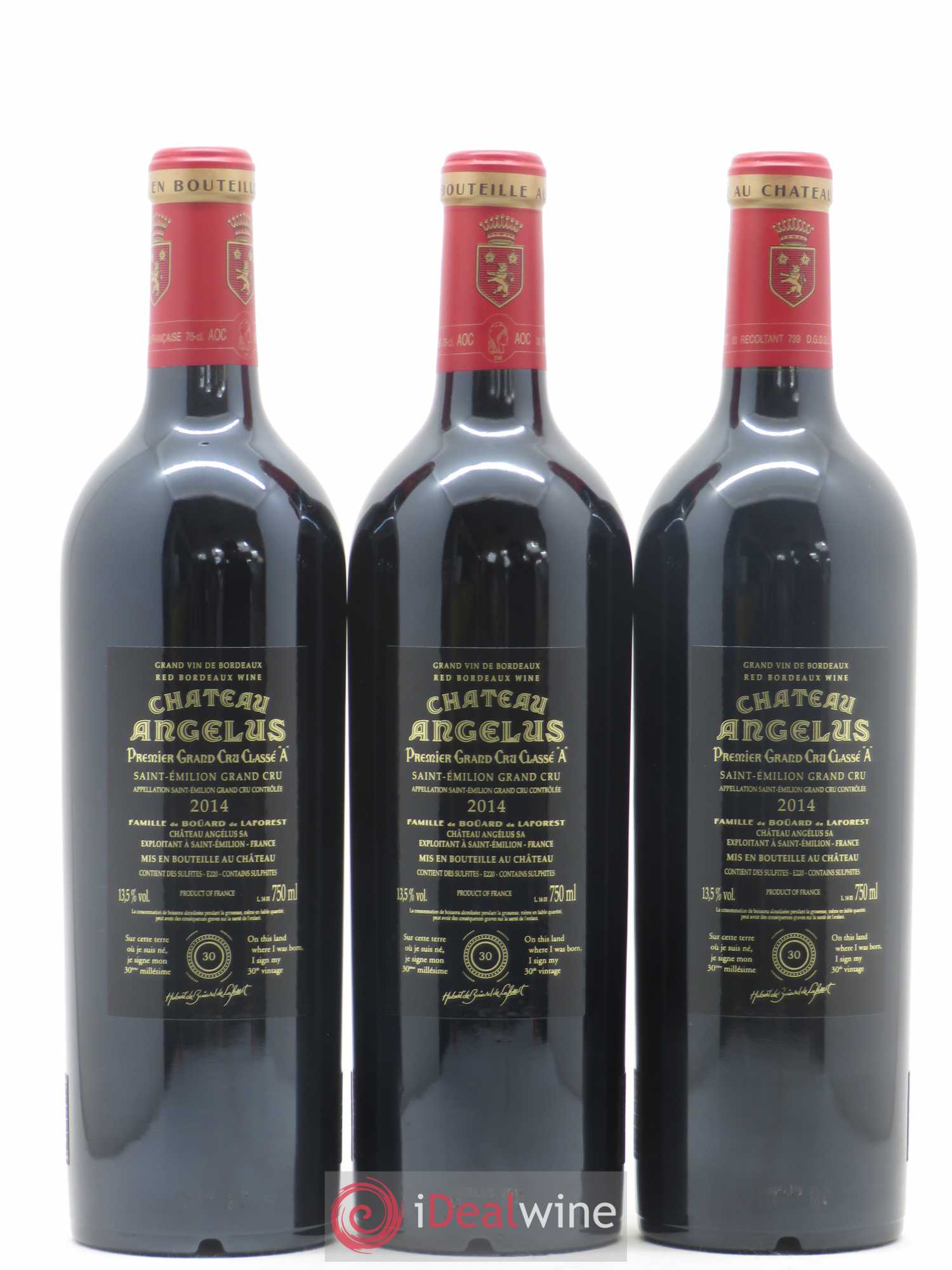 Château Angélus 1er Grand Cru Classé A 2014 - Lot de 6 bouteilles - 4