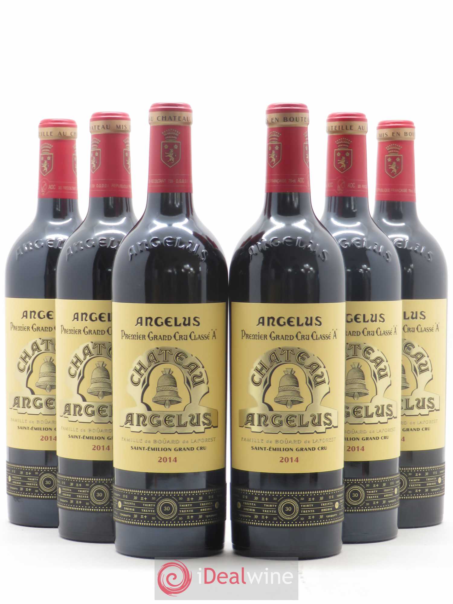 Château Angélus 1er Grand Cru Classé A 2014 - Lot de 6 bouteilles - 0