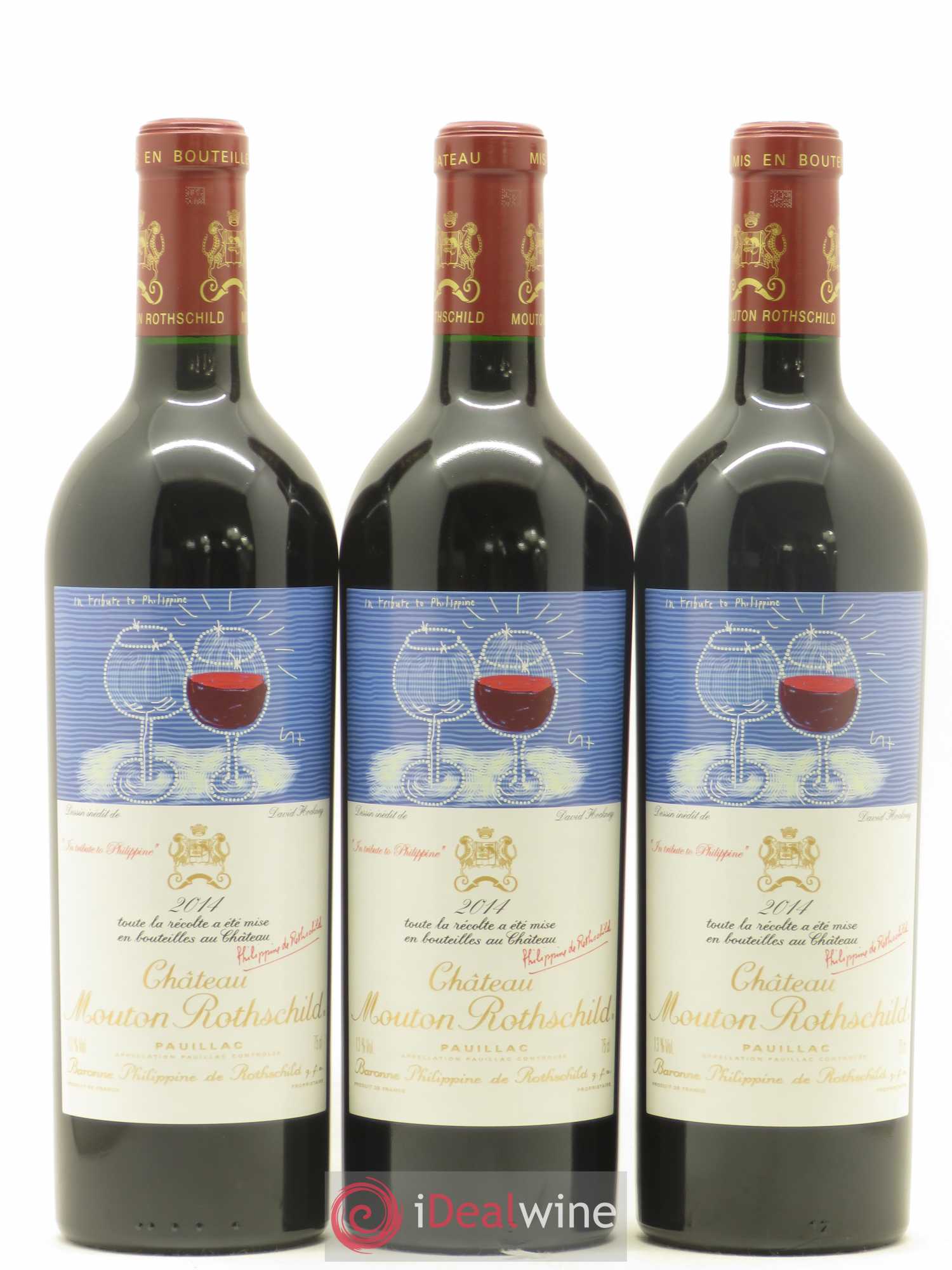 Château Mouton Rothschild 1er Grand Cru Classé 2014 - Lot de 6 bouteilles - 1