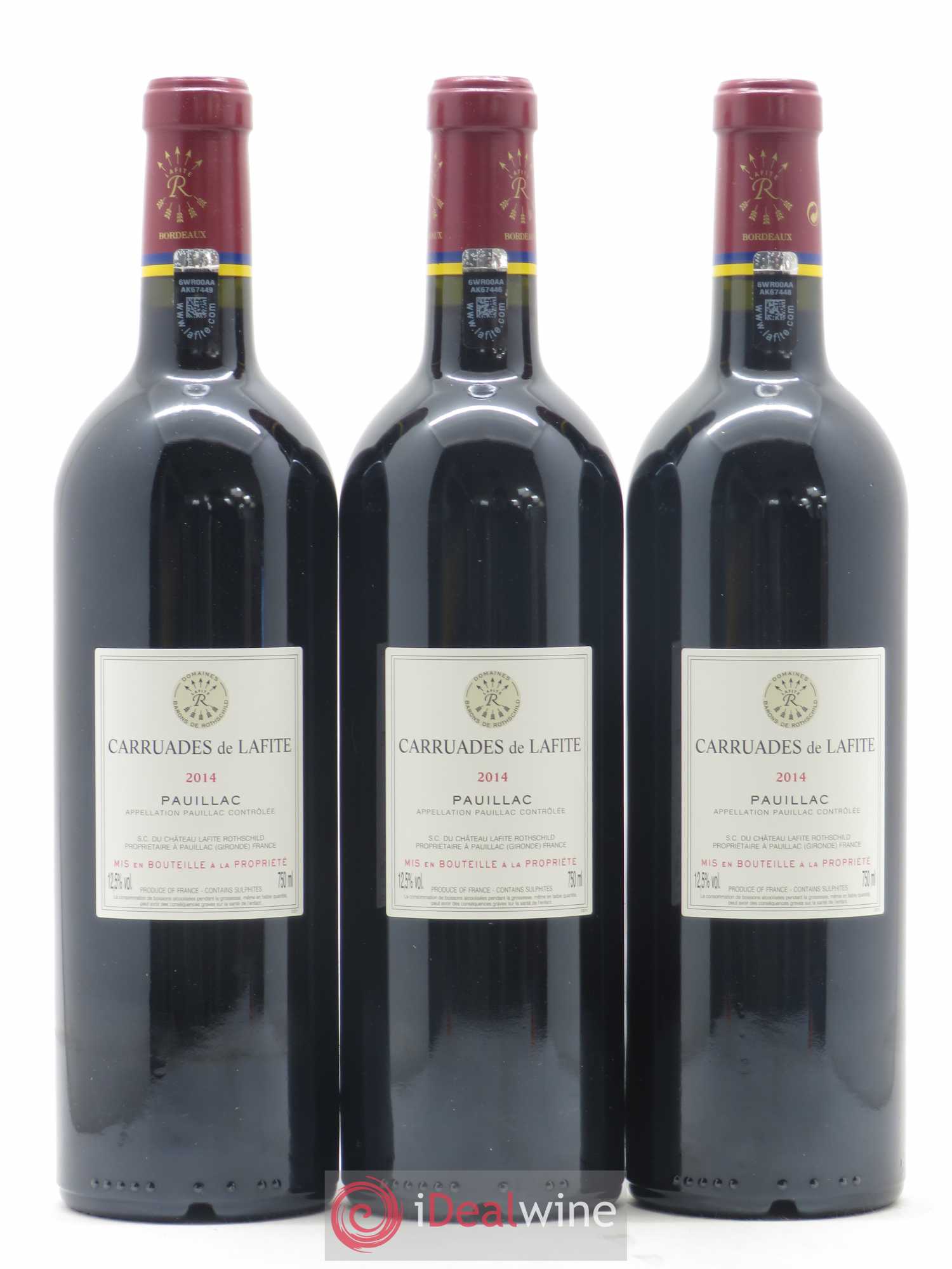 Carruades de Lafite Rothschild Second Vin 2014 - Lot de 6 bouteilles - 2