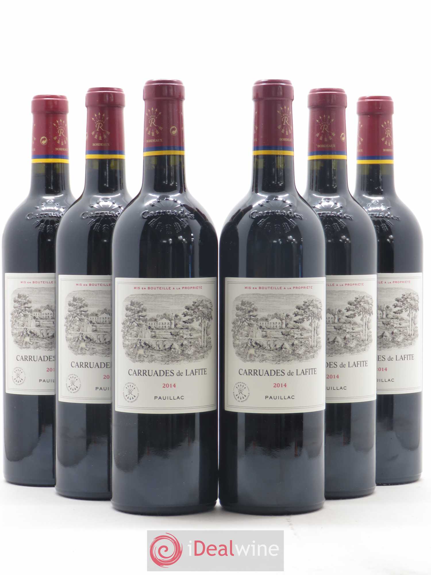Carruades de Lafite Rothschild Second Vin 2014 - Lot de 6 bouteilles - 0