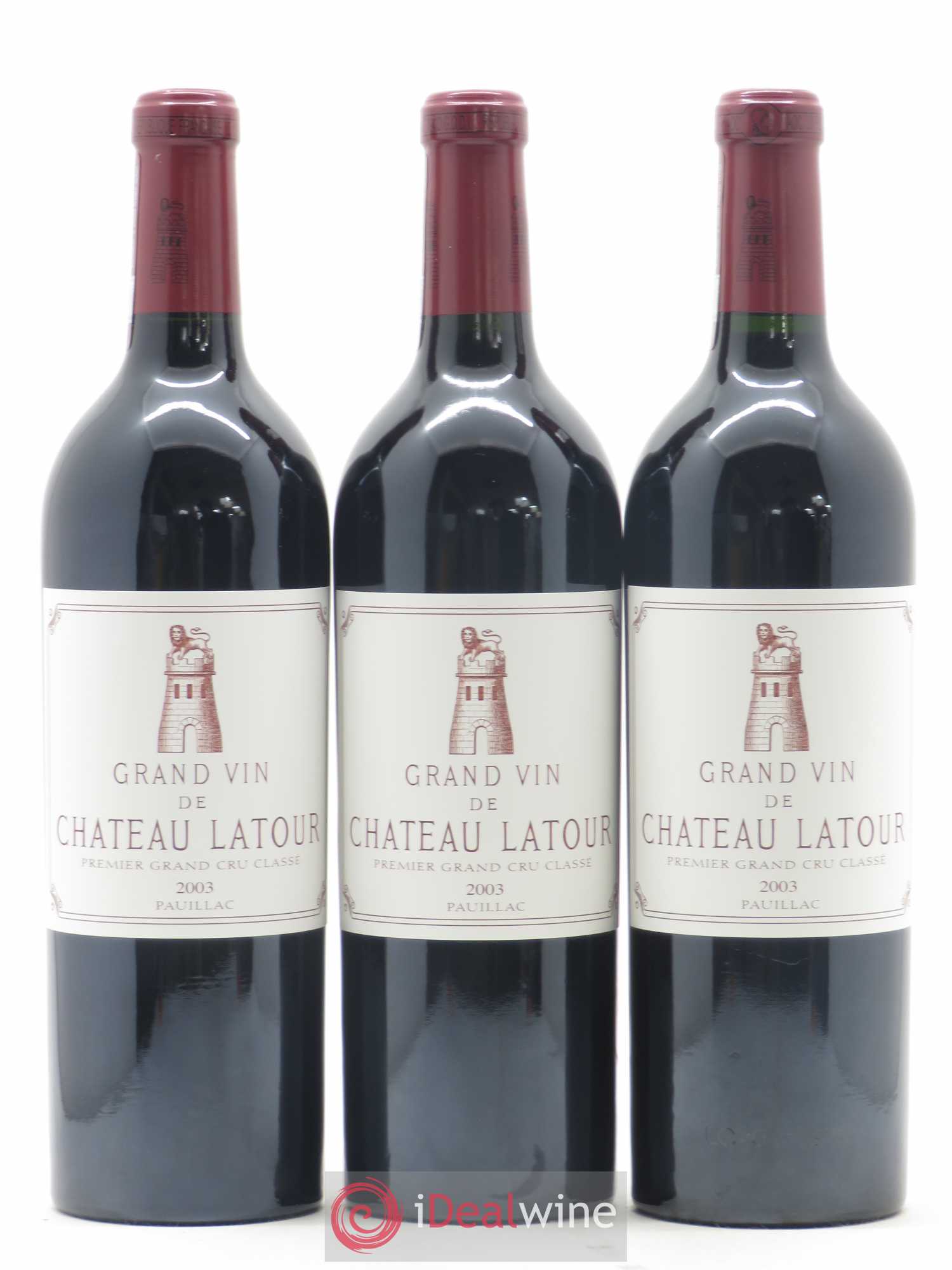 Château Latour 1er Grand Cru Classé 2003 - Lot de 6 bouteilles - 1