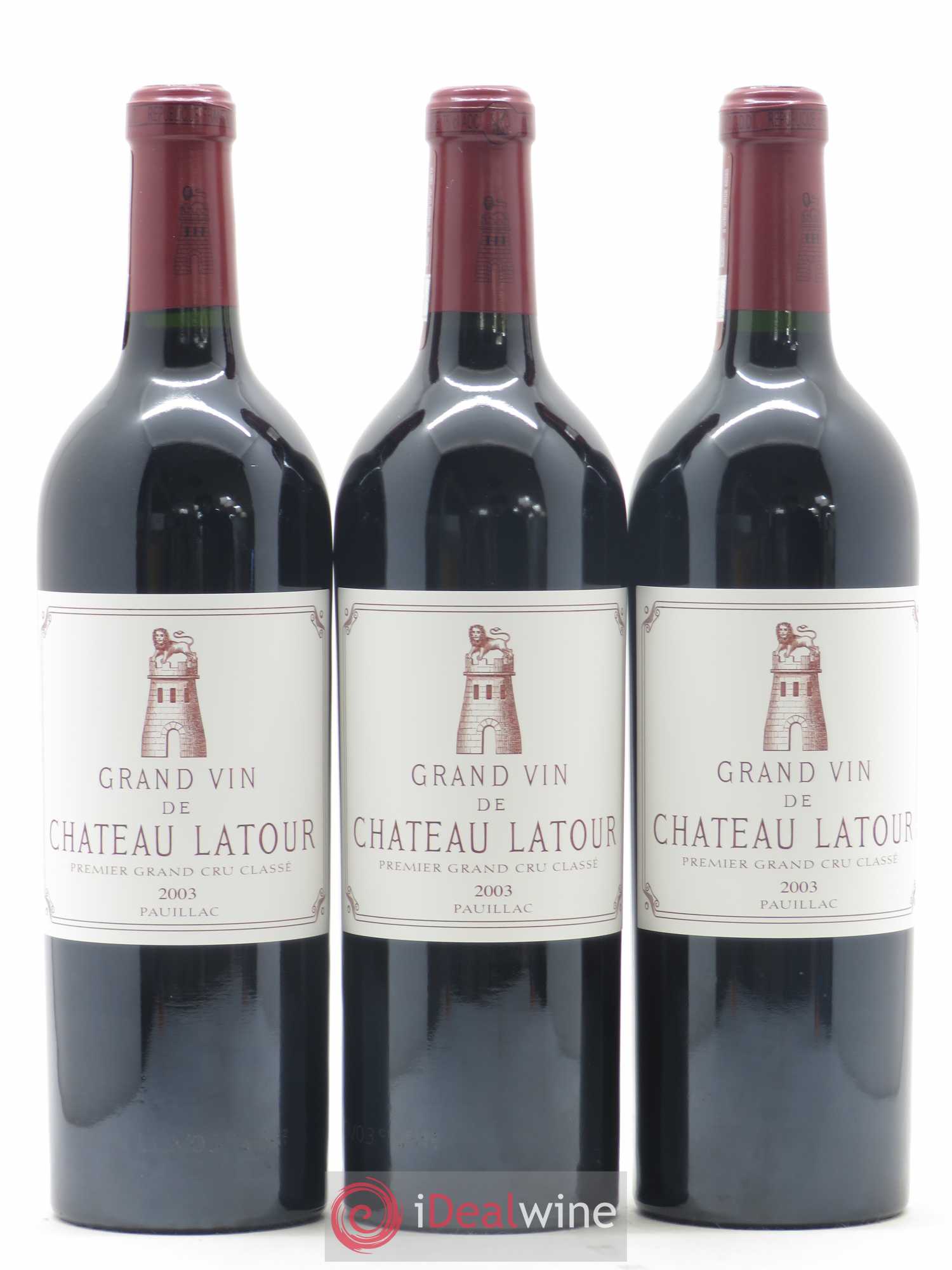 Château Latour 1er Grand Cru Classé 2003 - Lot de 6 bouteilles - 3