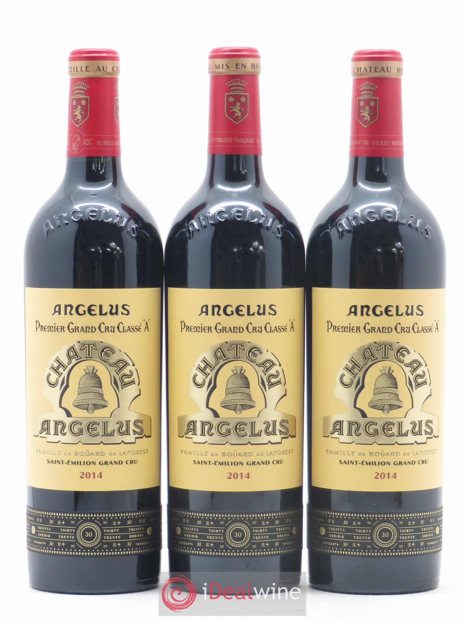 Château Angélus 1er Grand Cru Classé A 2014 - Lot de 6 bouteilles - 1