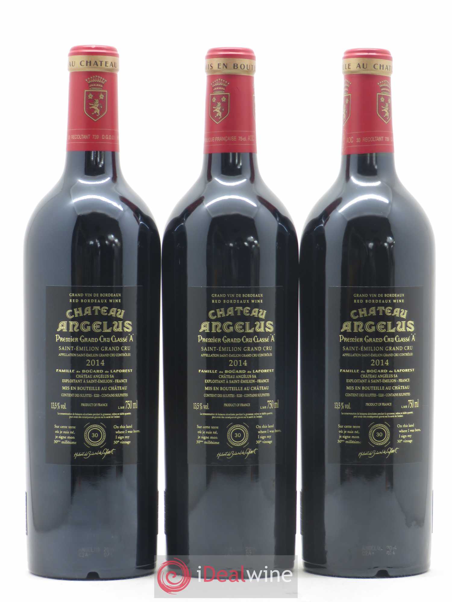 Château Angélus 1er Grand Cru Classé A 2014 - Lot de 6 bouteilles - 2