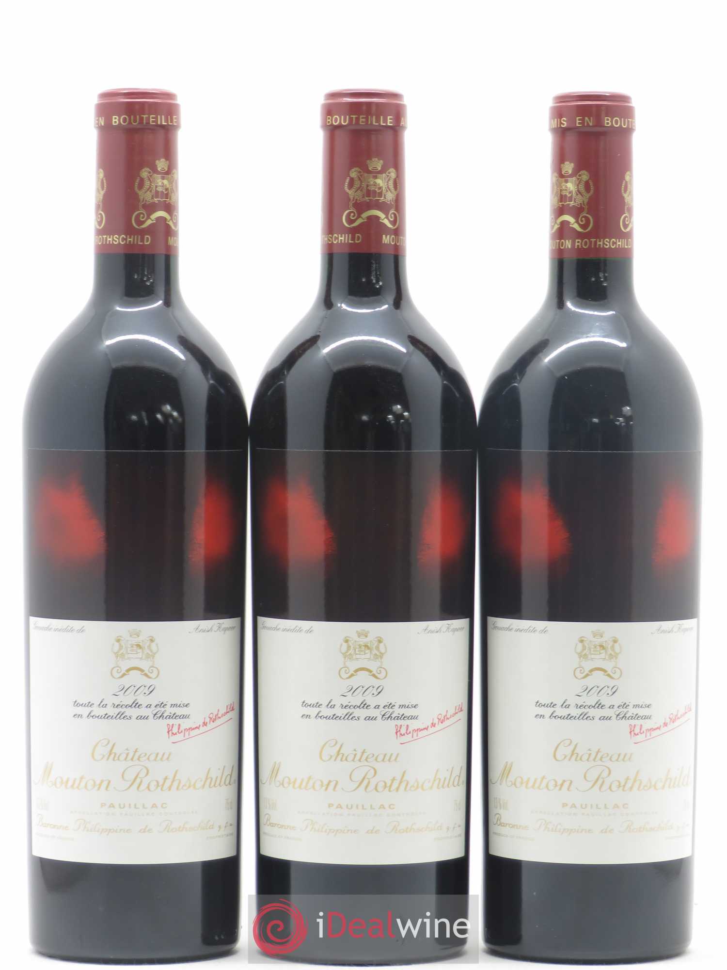 Château Mouton Rothschild 1er Grand Cru Classé 2009 - Lot de 6 bouteilles - 1