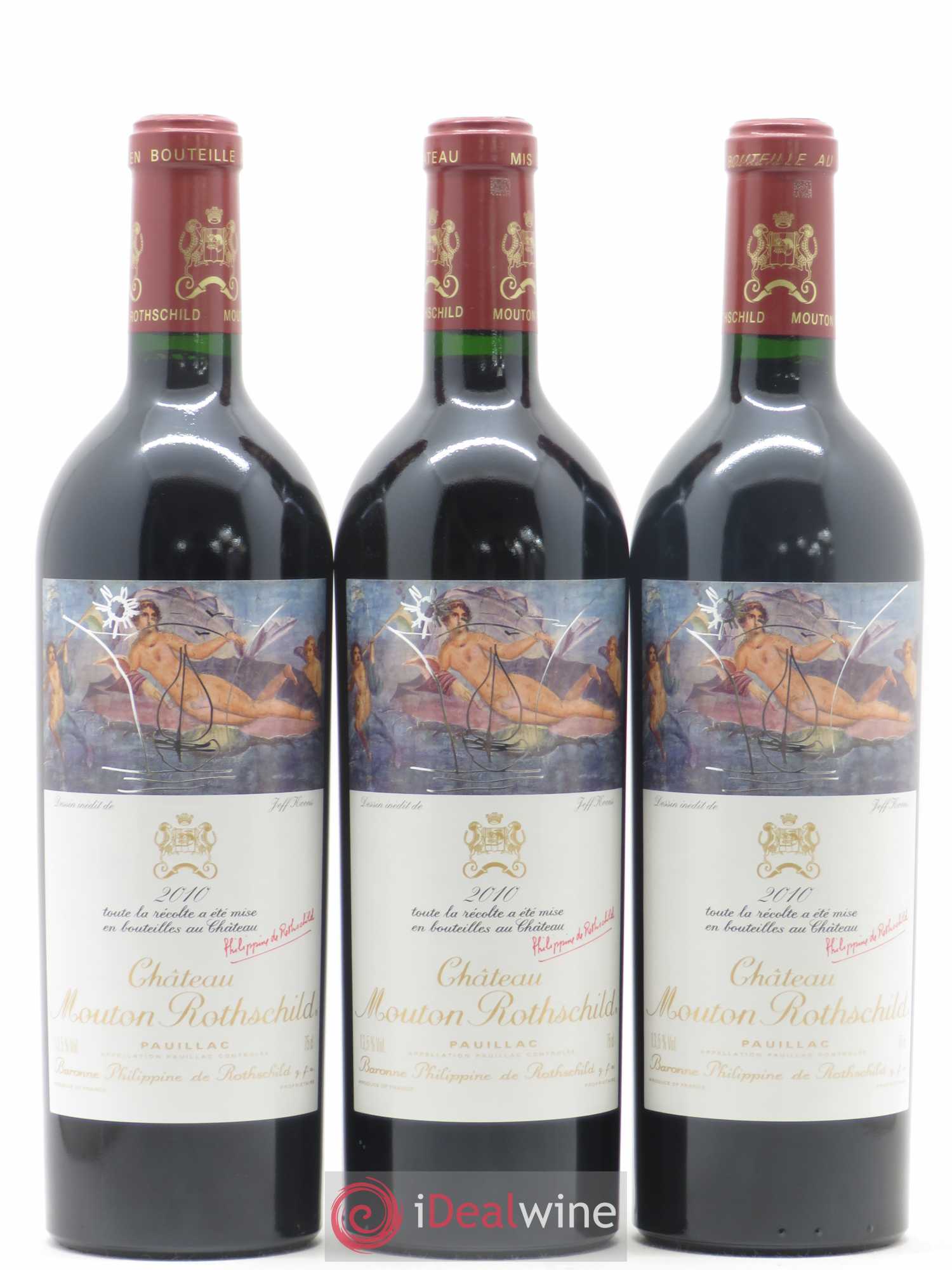 Château Mouton Rothschild 1er Grand Cru Classé 2010 - Lot de 6 bouteilles - 3