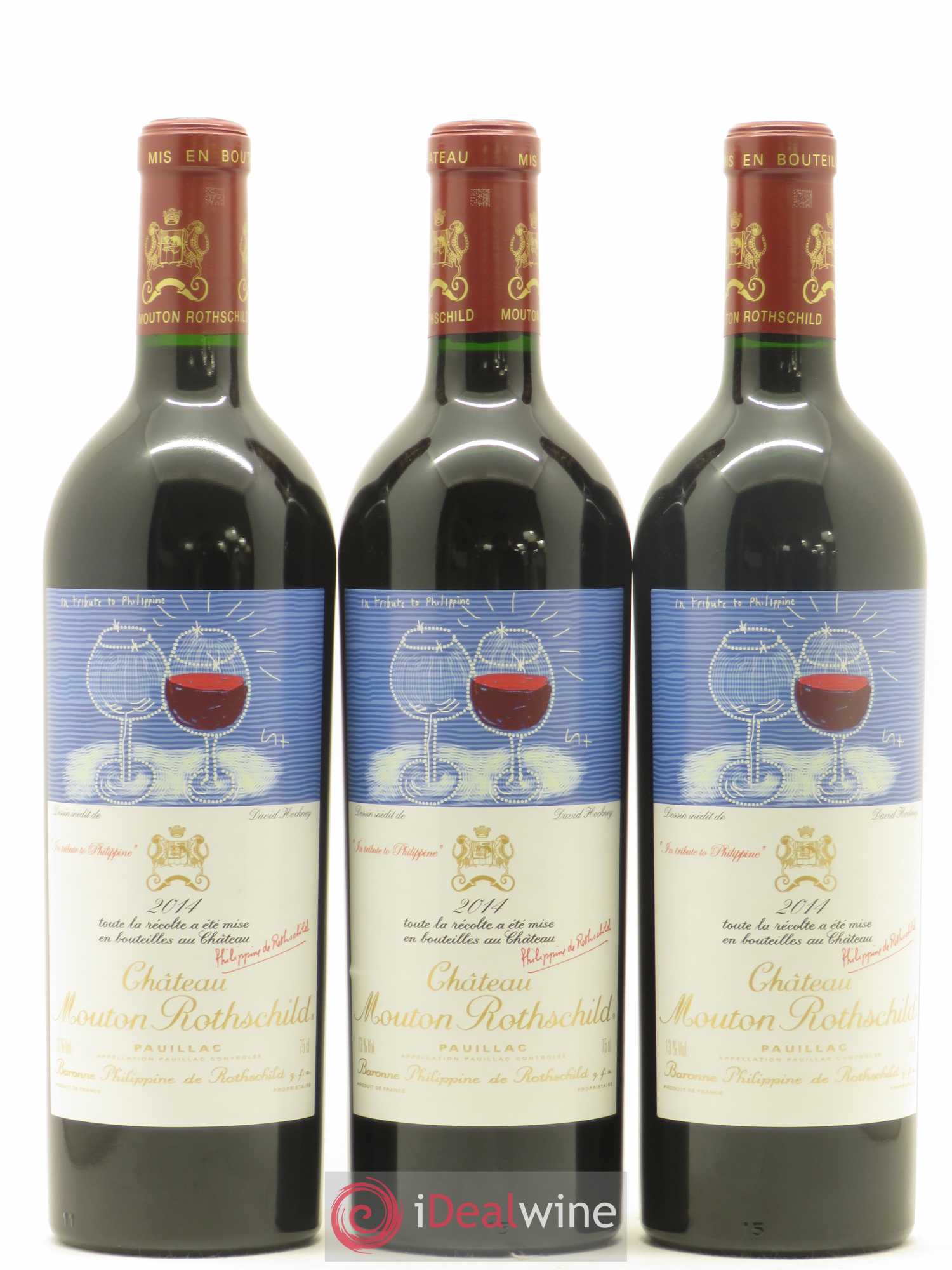 Château Mouton Rothschild 1er Grand Cru Classé 2014 - Lot de 6 bouteilles - 1