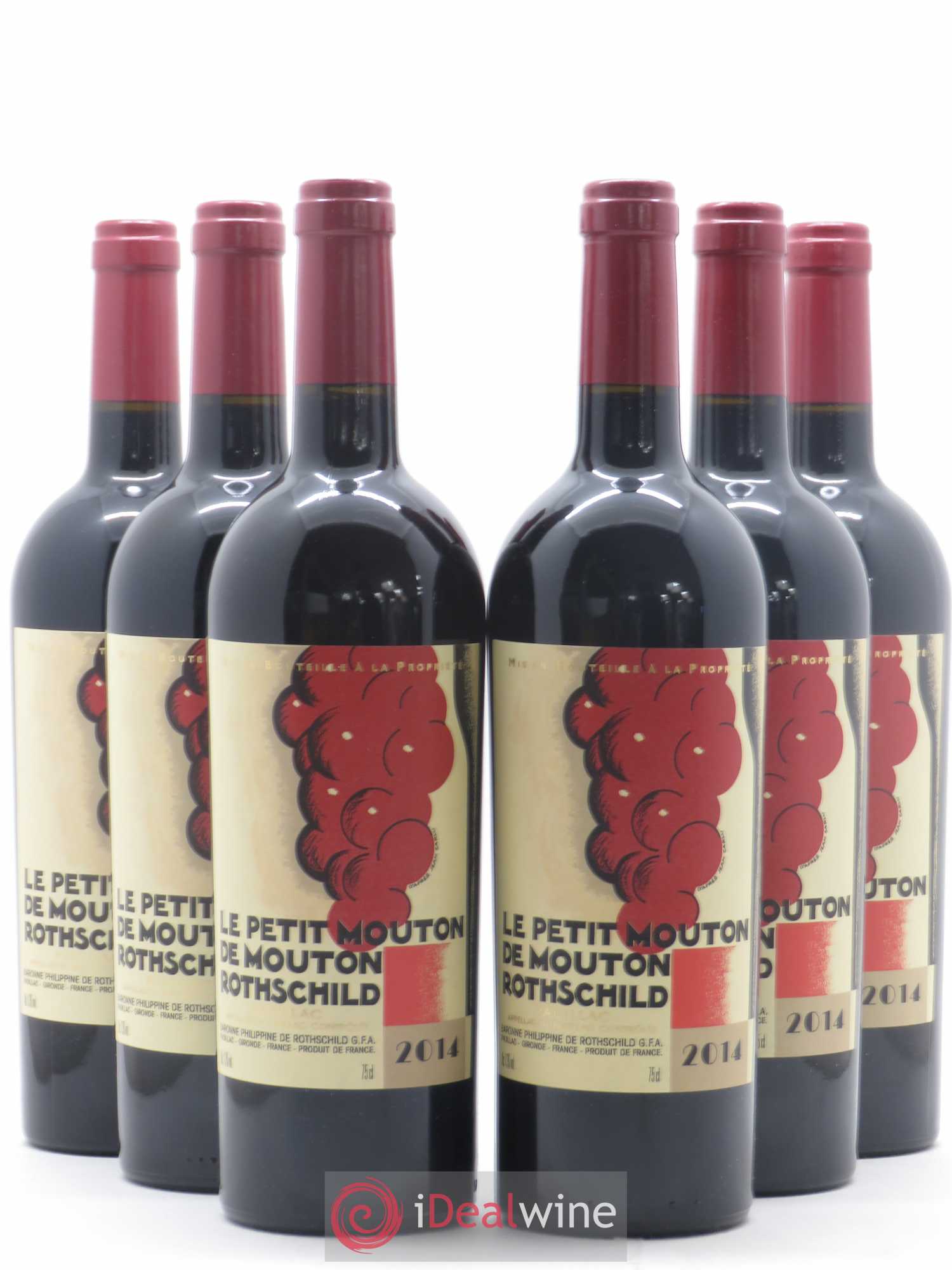 Petit Mouton Second Vin 2014 - Lot de 6 bouteilles - 0