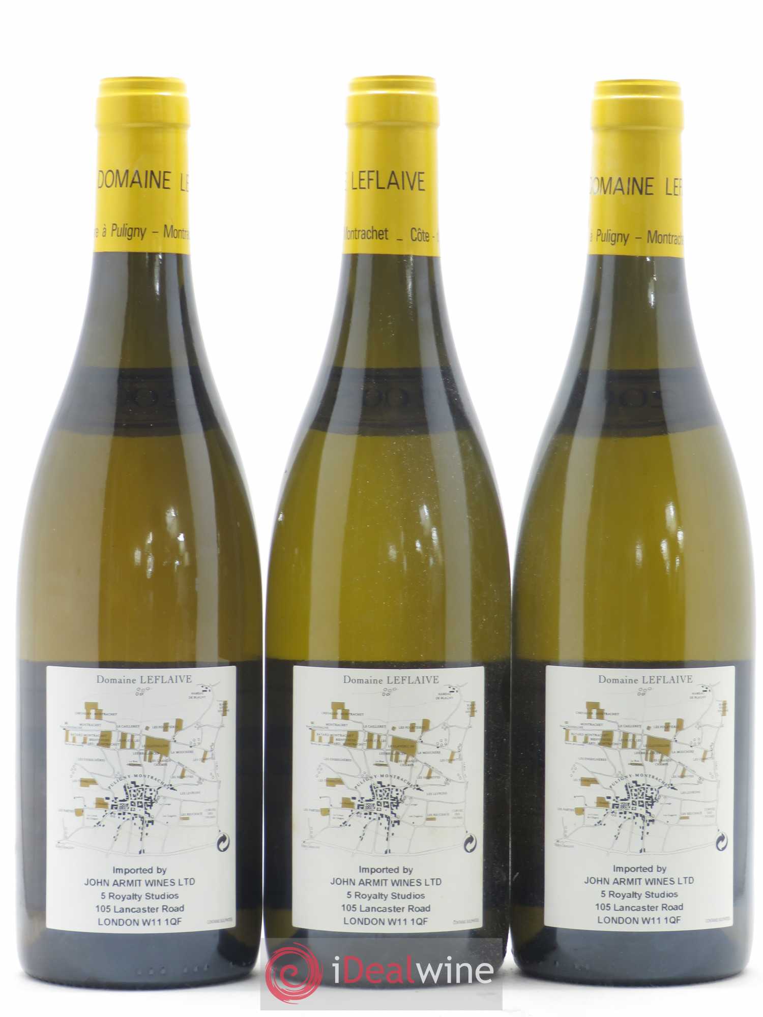 Puligny-Montrachet 1er Cru Clavoillon Leflaive (Domaine) 2005 - Lot de 3 bouteilles - 1