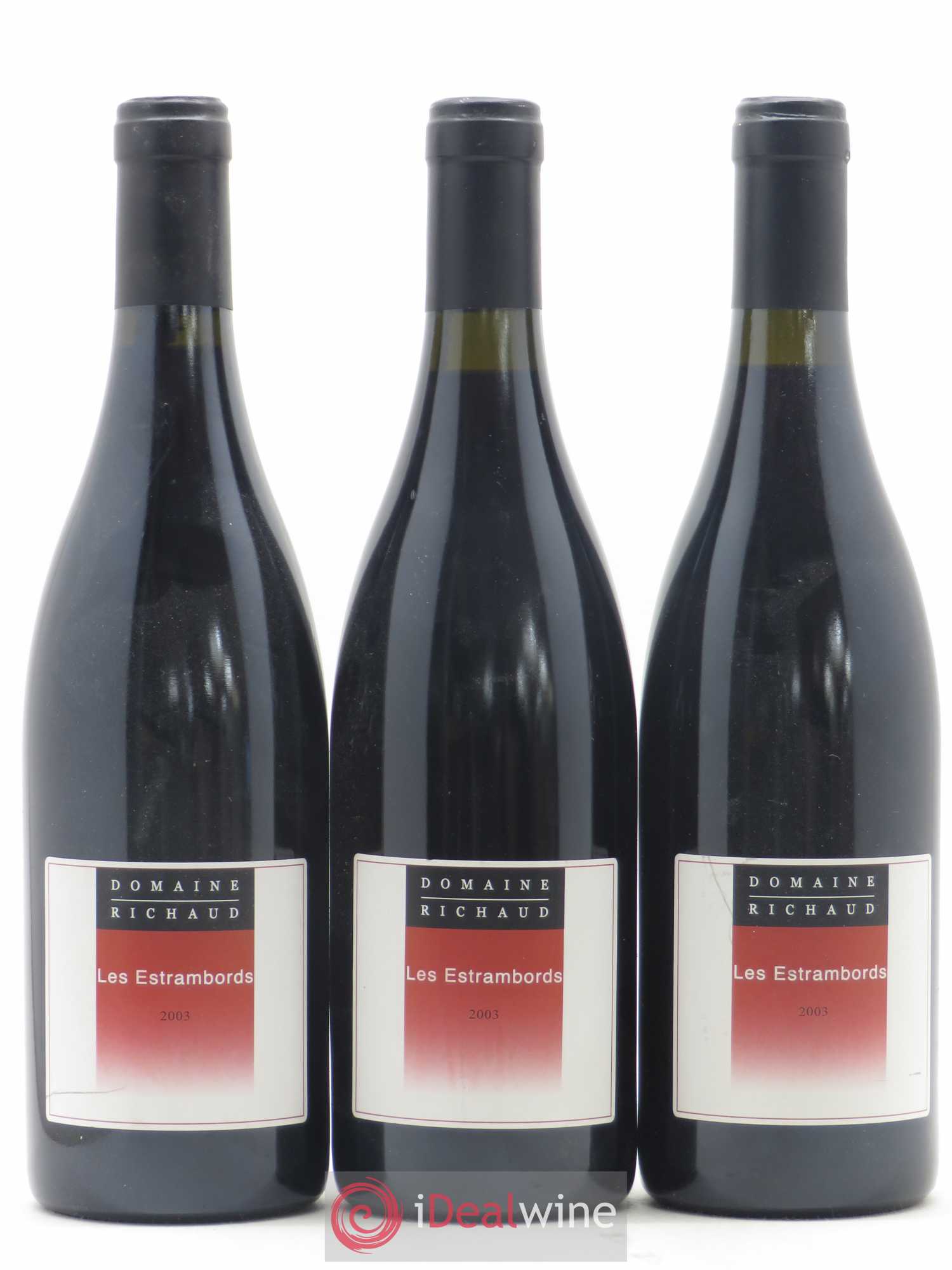 Cairanne Les Estrambords Marcel Richaud 2003 - Lot de 3 bouteilles - 0