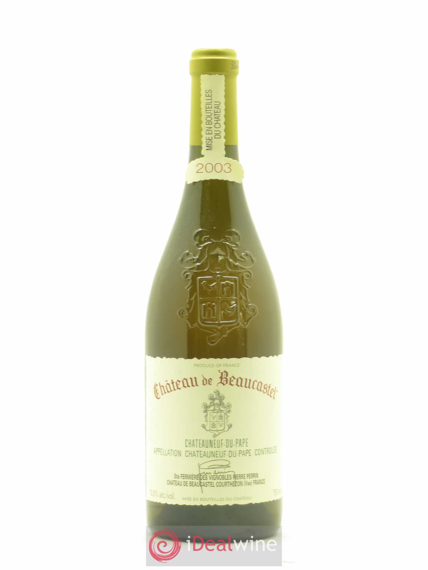 Châteauneuf-du-Pape Château de Beaucastel Famille Perrin 2003 - Lot de 1 bouteille - 0