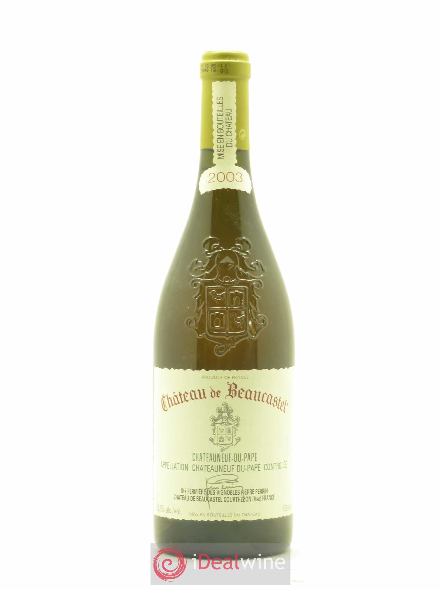 Châteauneuf-du-Pape Château de Beaucastel Famille Perrin 2003 - Lot de 1 bouteille - 0