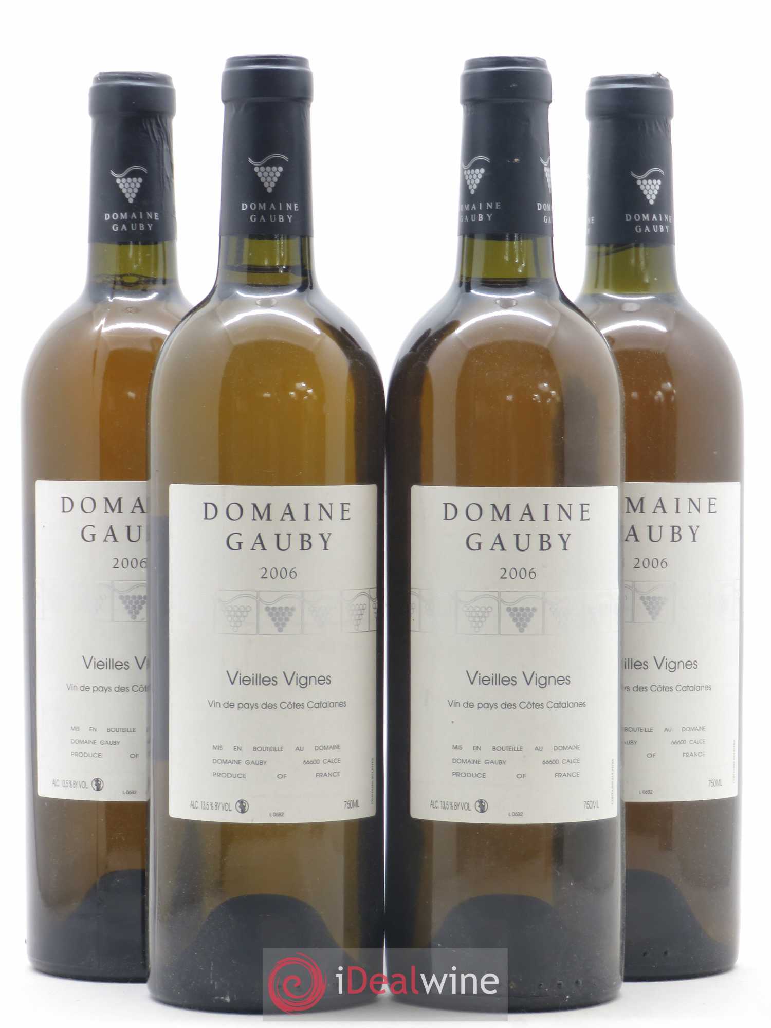 Côtes Catalanes Vieilles vignes Gauby (Domaine) 2006 - Lot de 4 bouteilles - 0