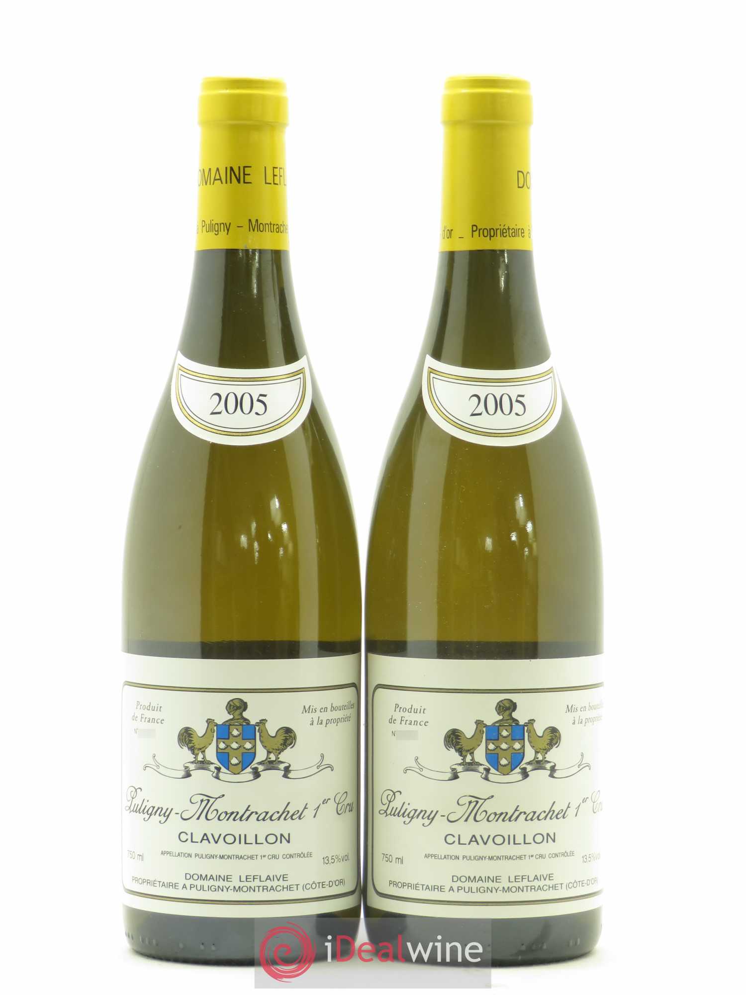 Puligny-Montrachet 1er Cru Clavoillon Leflaive (Domaine) 2005 - Lot de 2 bouteilles - 0
