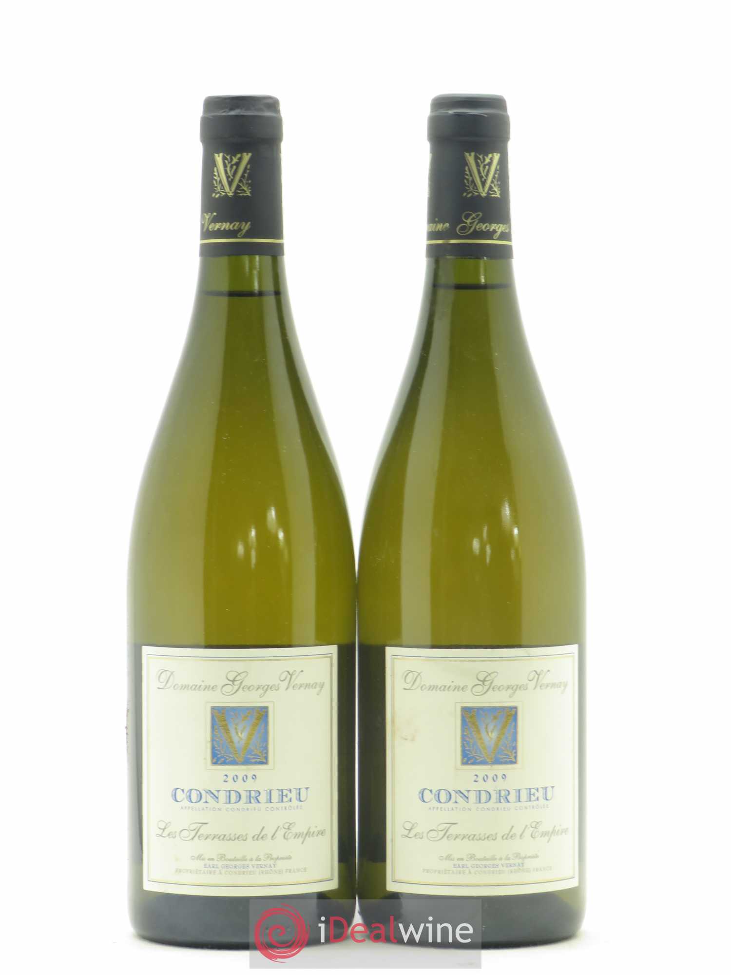 Condrieu Terrasses de l'Empire Georges Vernay 2009 - Lot de 2 bouteilles - 0