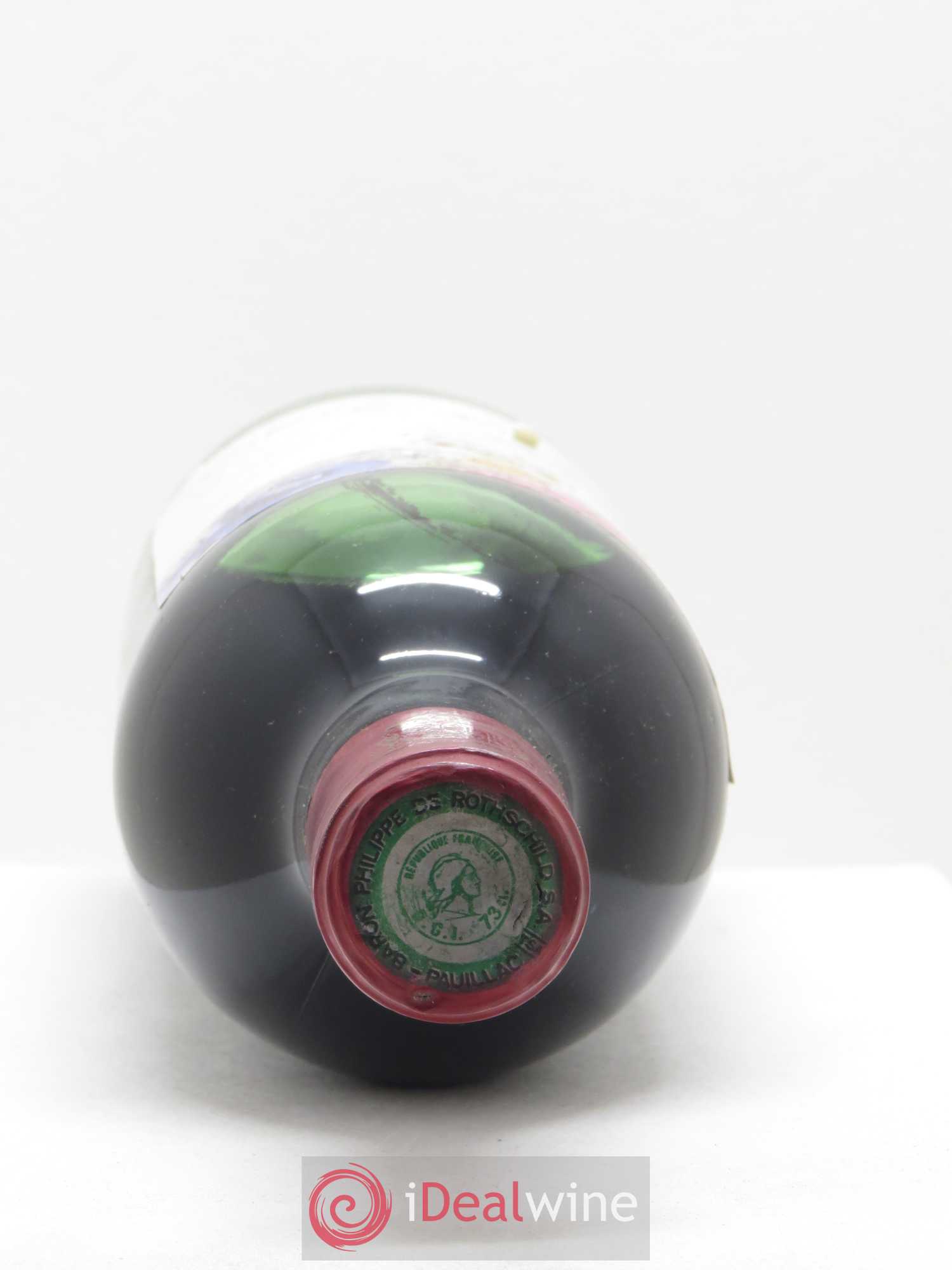 Château Mouton Rothschild 1er Grand Cru Classé 1970 - Lot de 1 bouteille - 1