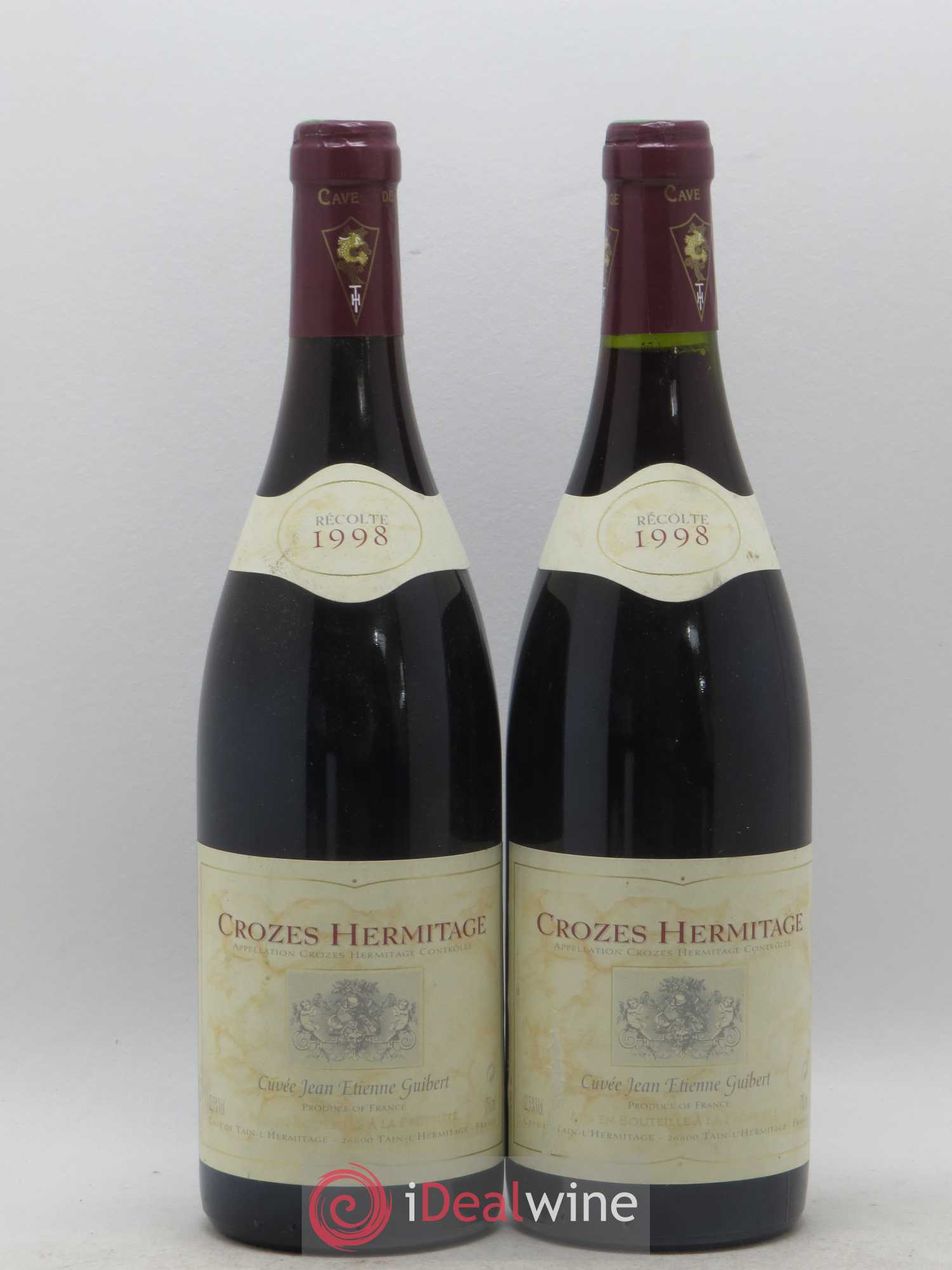 Crozes-Hermitage Cuvée Jean Etienne Guibert Cave de Tain 1998 - Posten von 2 Flaschen - 0