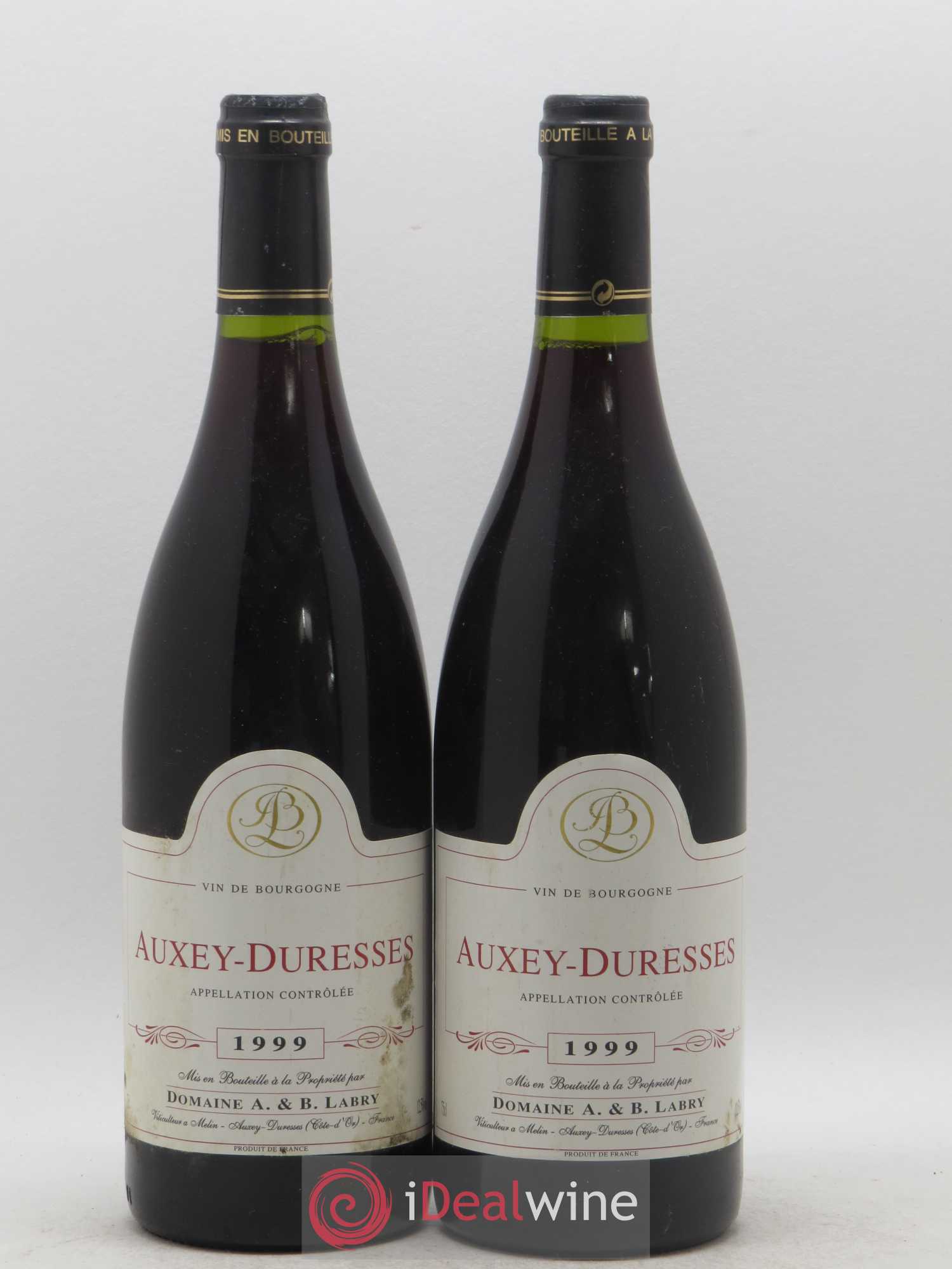 Auxey-Duresses Labry 1999 - Lot de 2 bouteilles - 0