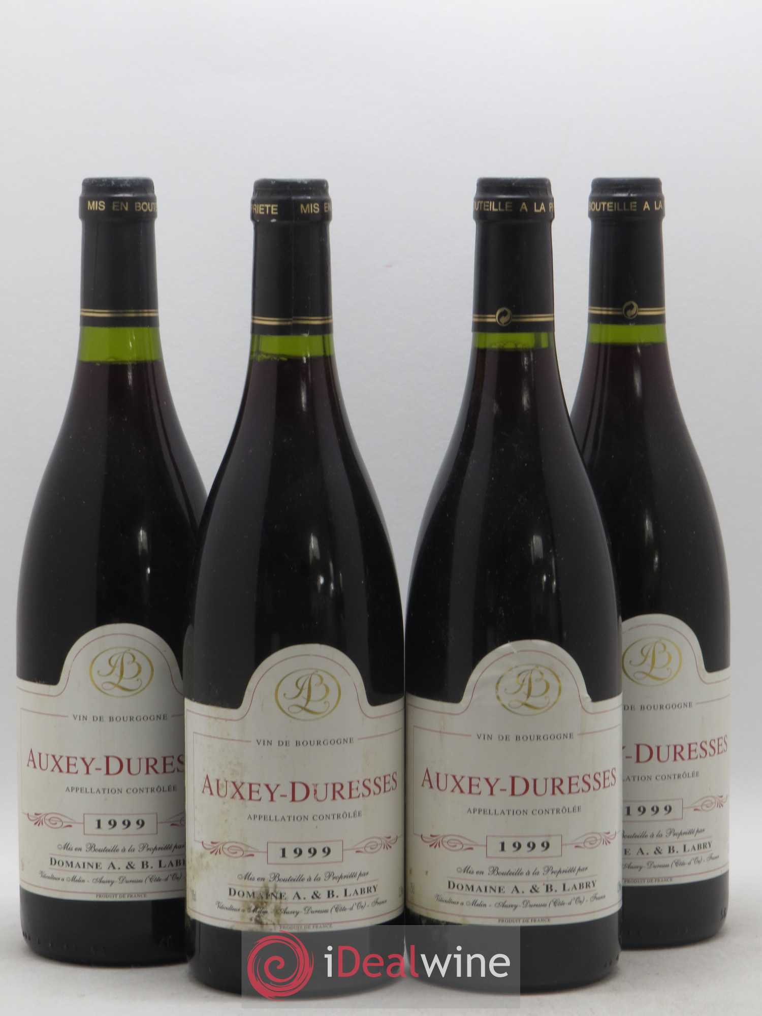 Auxey-Duresses Labry 1999 - Lot de 4 bouteilles - 0
