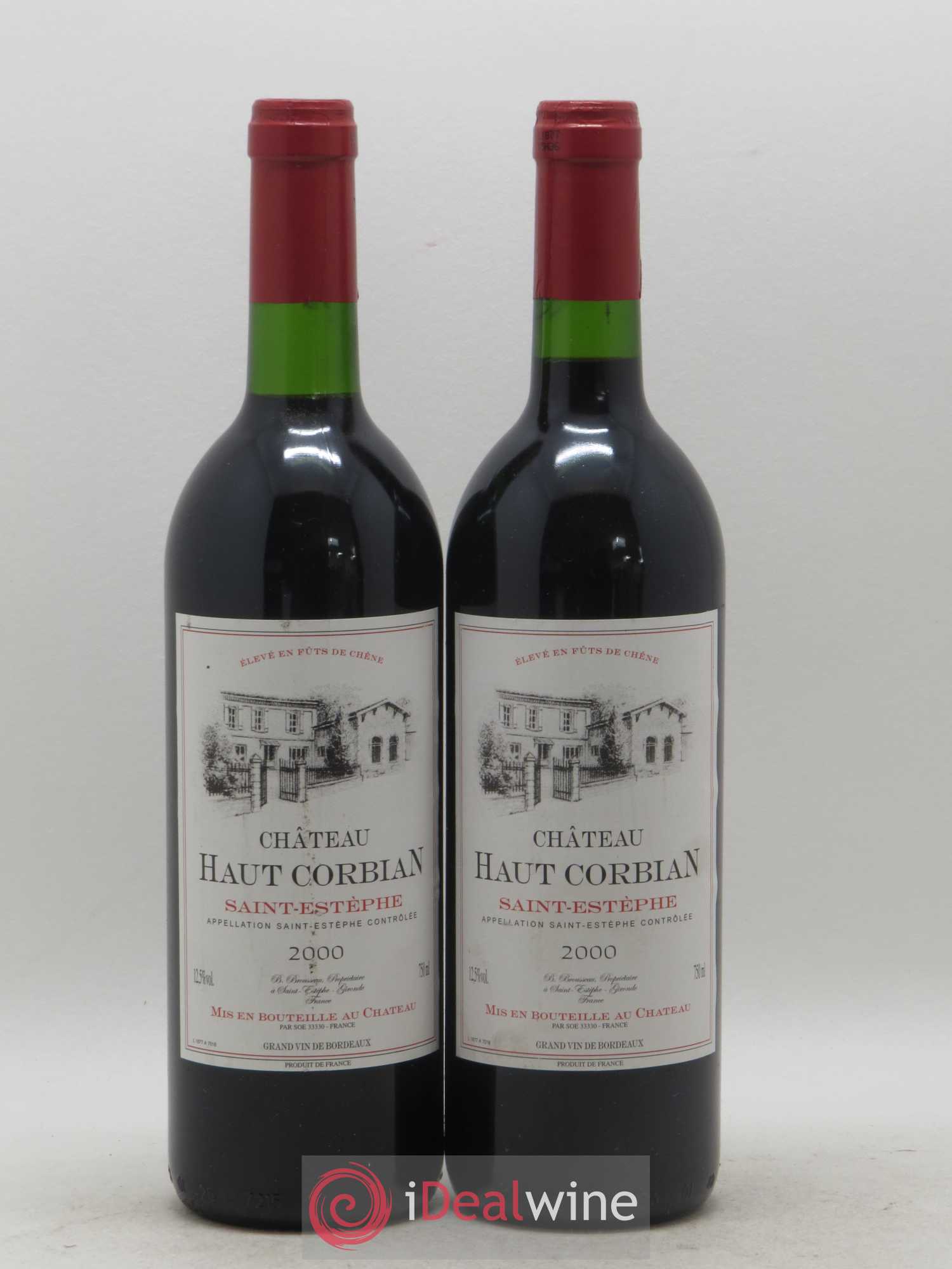 Saint-Estèphe Château Haut Corbian 2000 - Posten von 2 Flaschen - 0