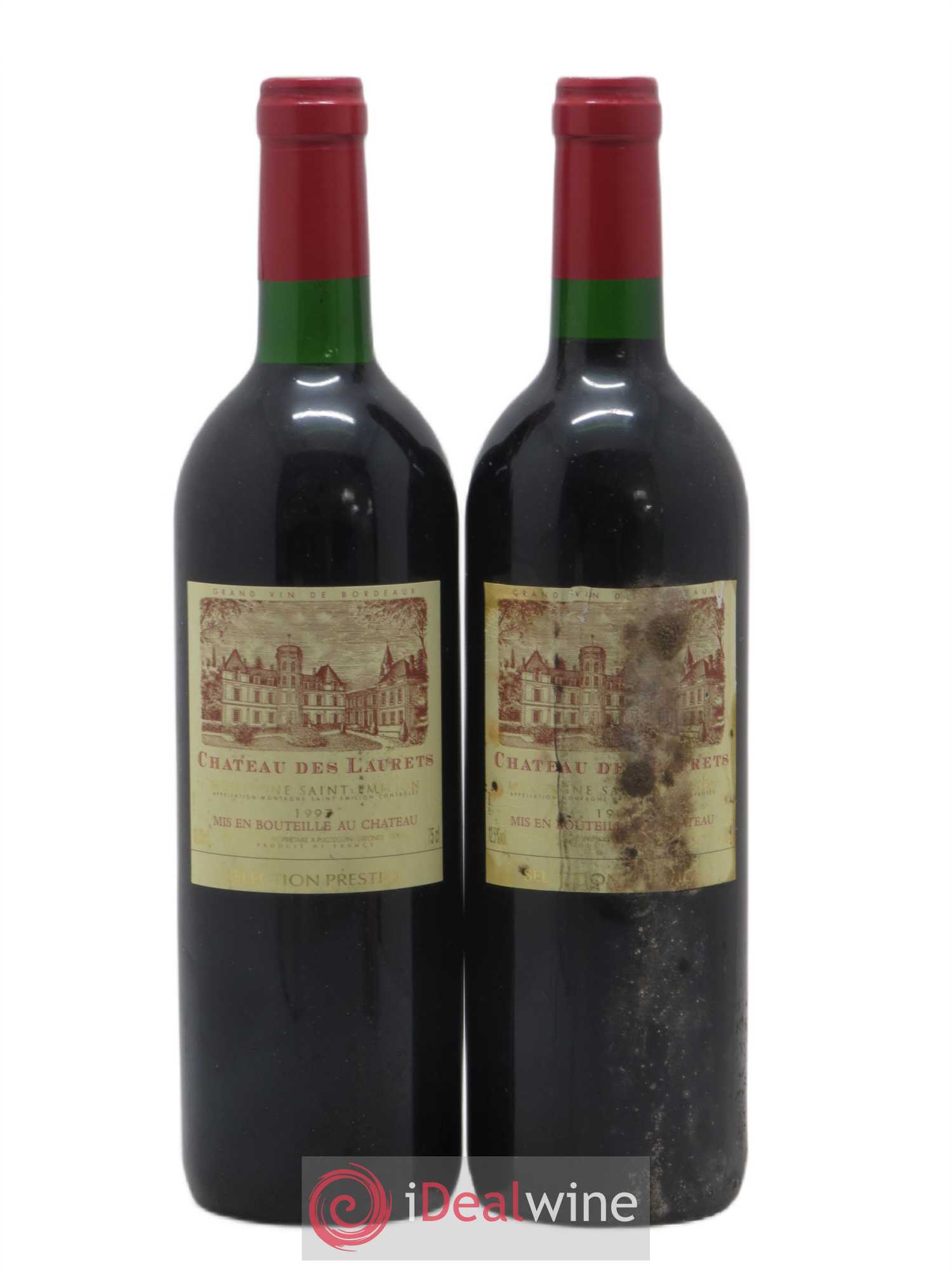 Château des Laurets 1997 - Lot de 2 bouteilles - 0