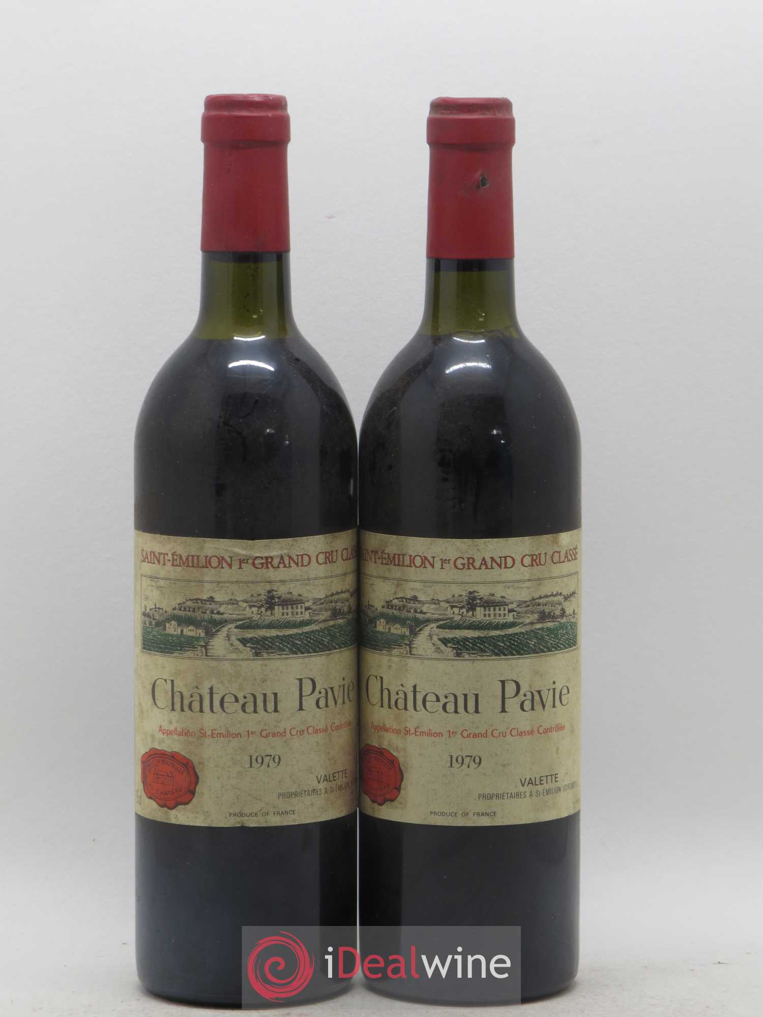 Château Pavie 1er Grand Cru Classé A 1979 - Lot de 2 bouteilles - 0