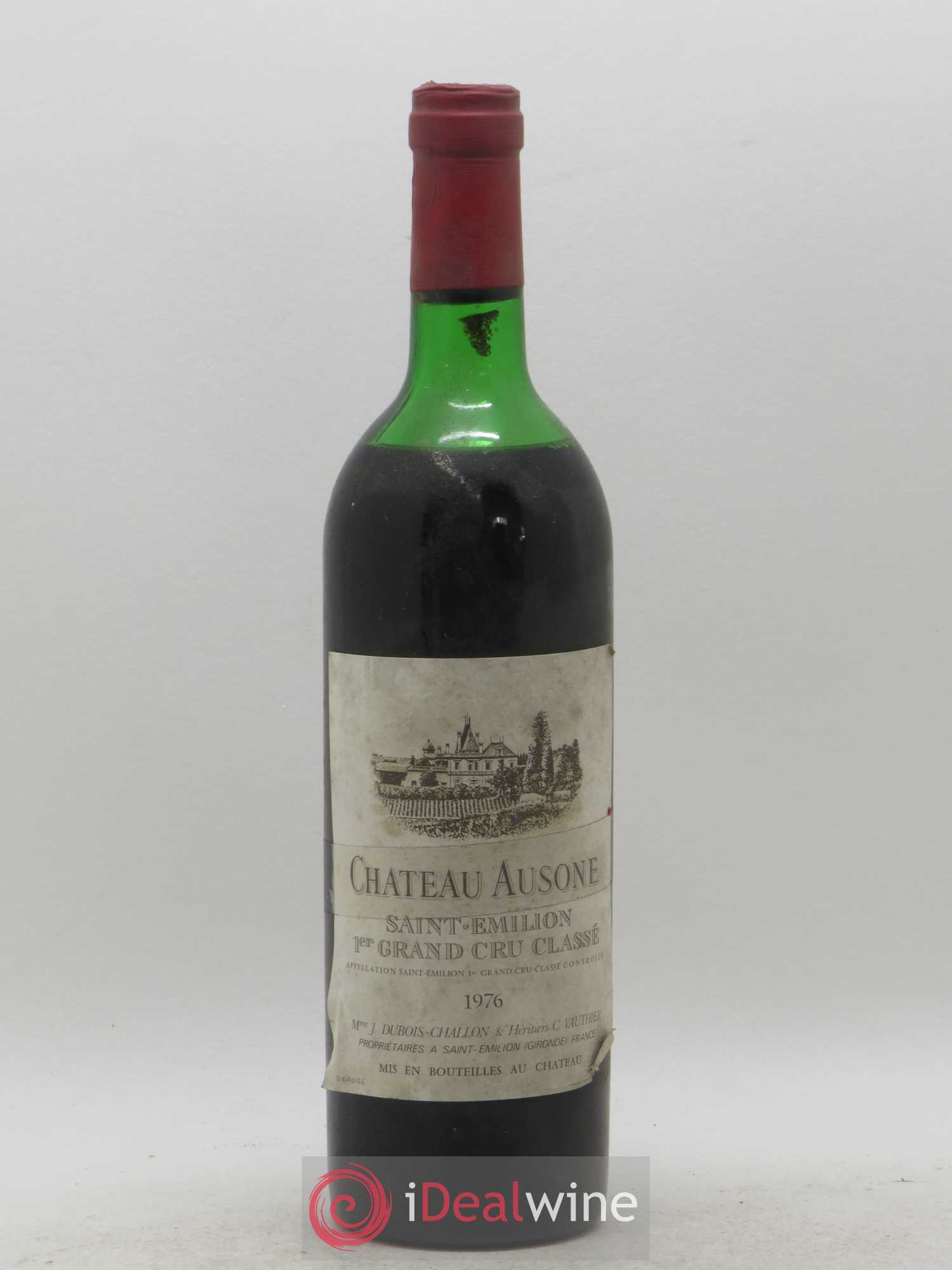 Château Ausone 1er Grand Cru Classé A 1976 - Lot de 1 bouteille - 0