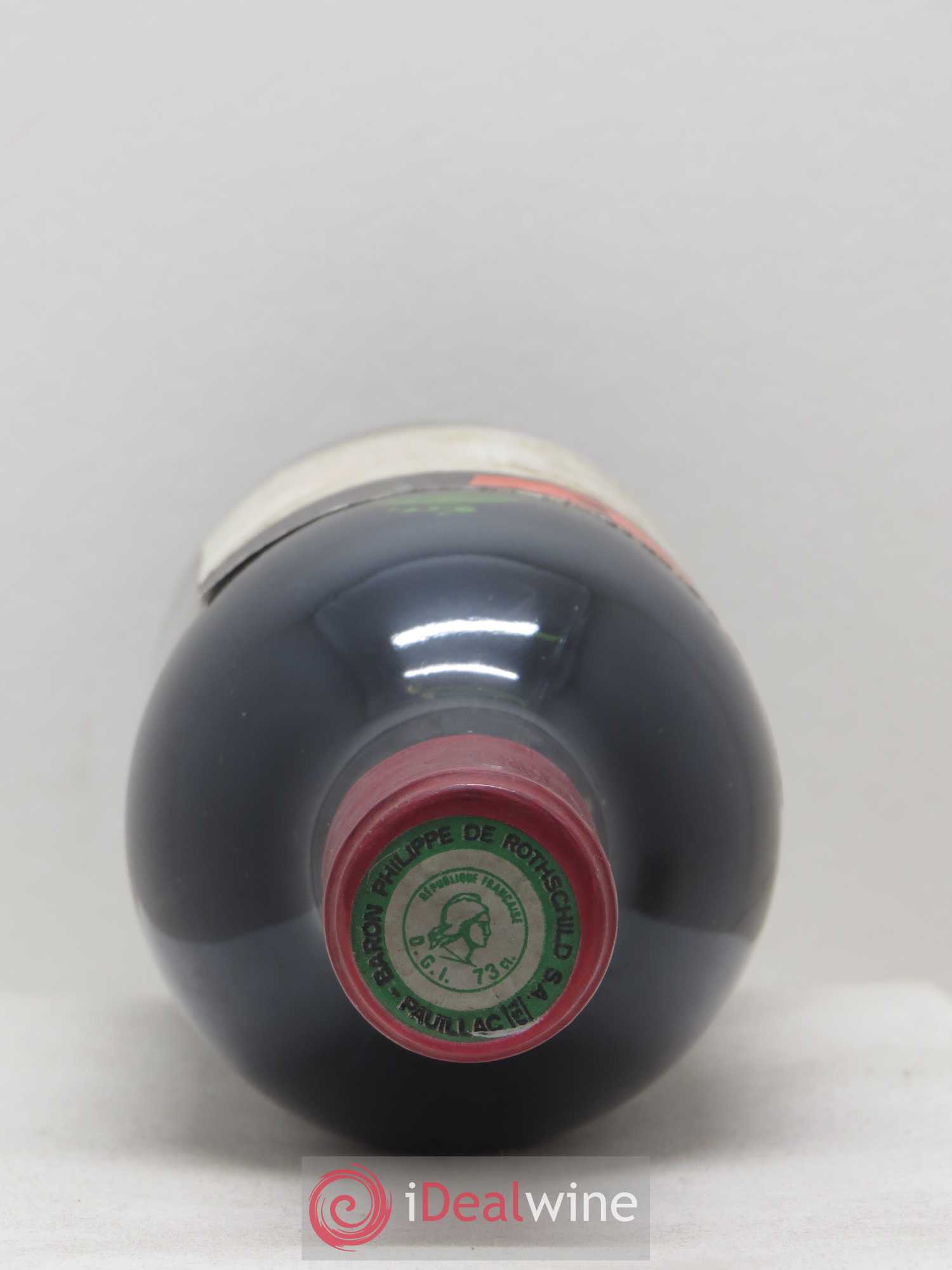 Château Mouton Rothschild 1er Grand Cru Classé 1972 - Lot de 1 bouteille - 1