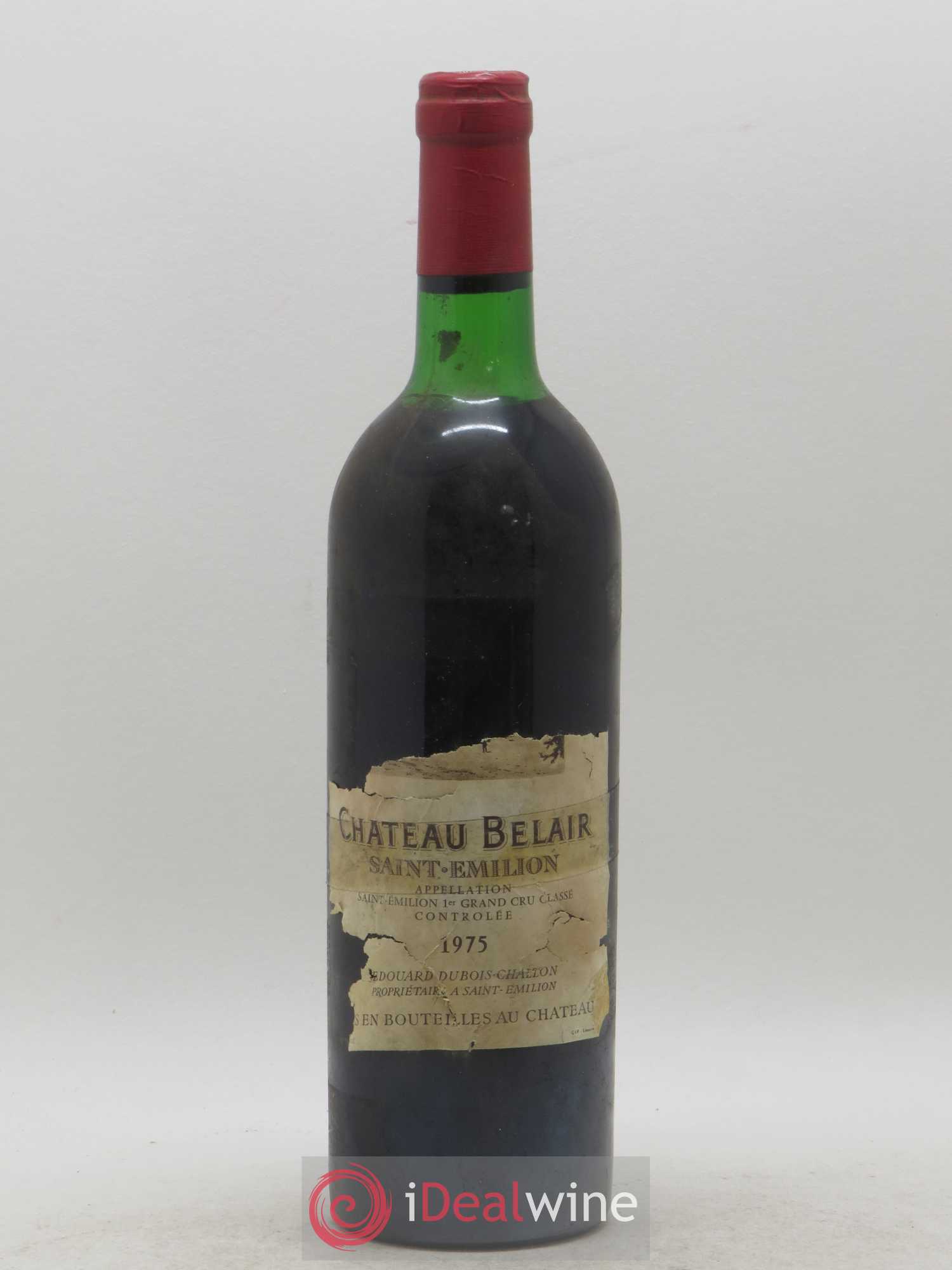 Château Belair (Belair-Monange) 1er Grand Cru Classé B 1975 - Lot de 1 bouteille - 0