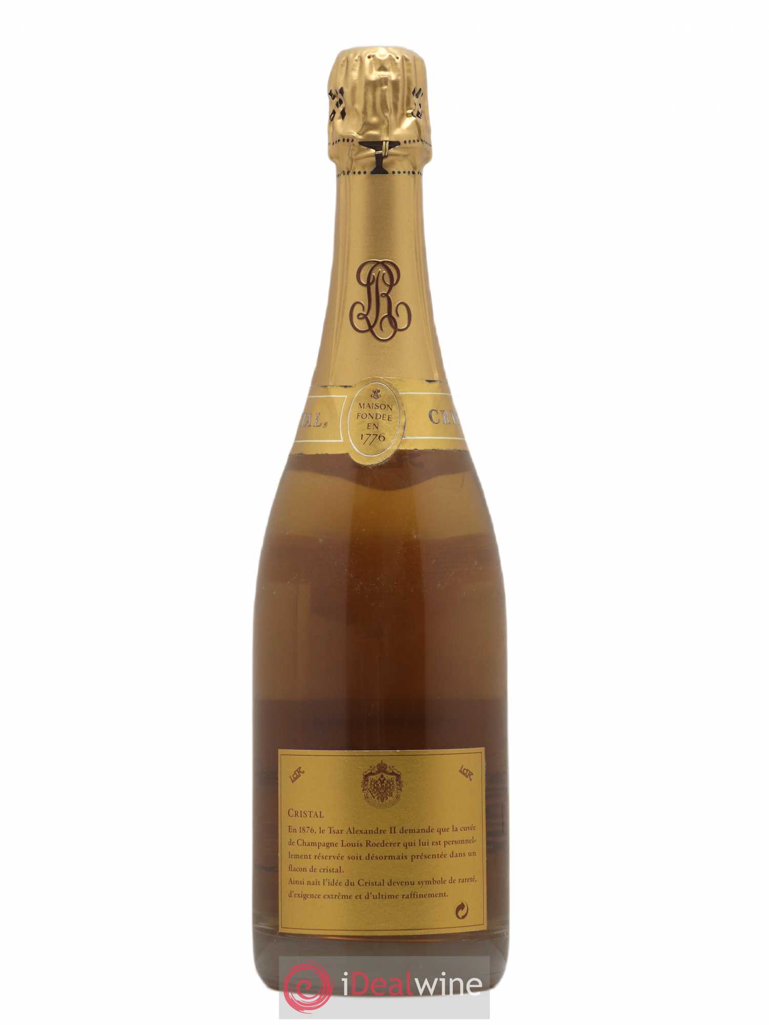 Cristal Louis Roederer Brut 1995 - Lot de 1 bouteille - 1