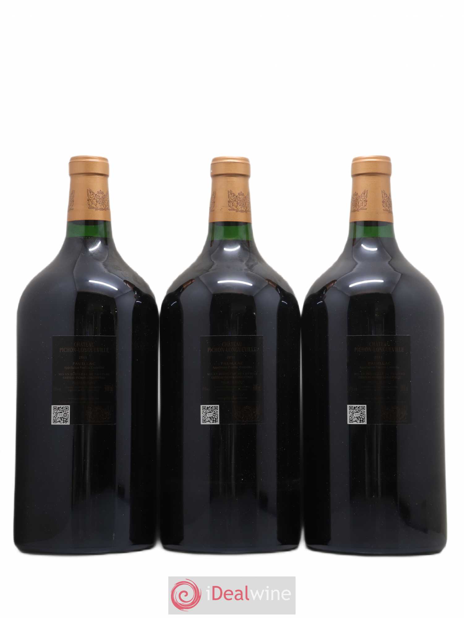 Pichon Longueville Baron 2ème Grand Cru Classé 2011 - Lotto di 3 jéroboam - 1