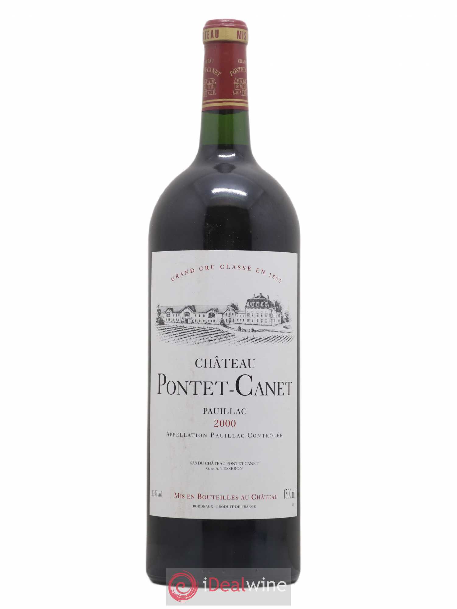 Château Pontet Canet 5ème Grand Cru Classé 2000 - Lot de 1 magnum - 0