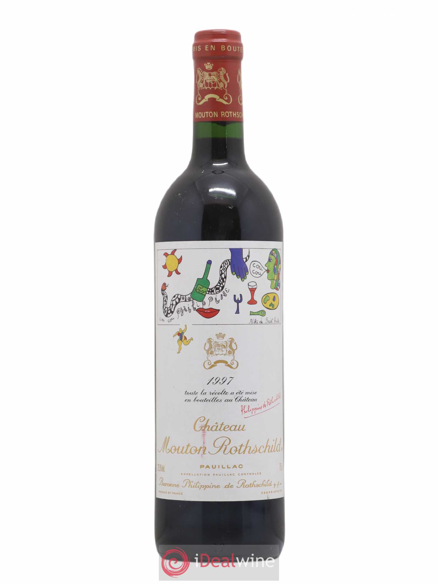 Château Mouton Rothschild 1er Grand Cru Classé 1997 - Lot de 1 bouteille - 0