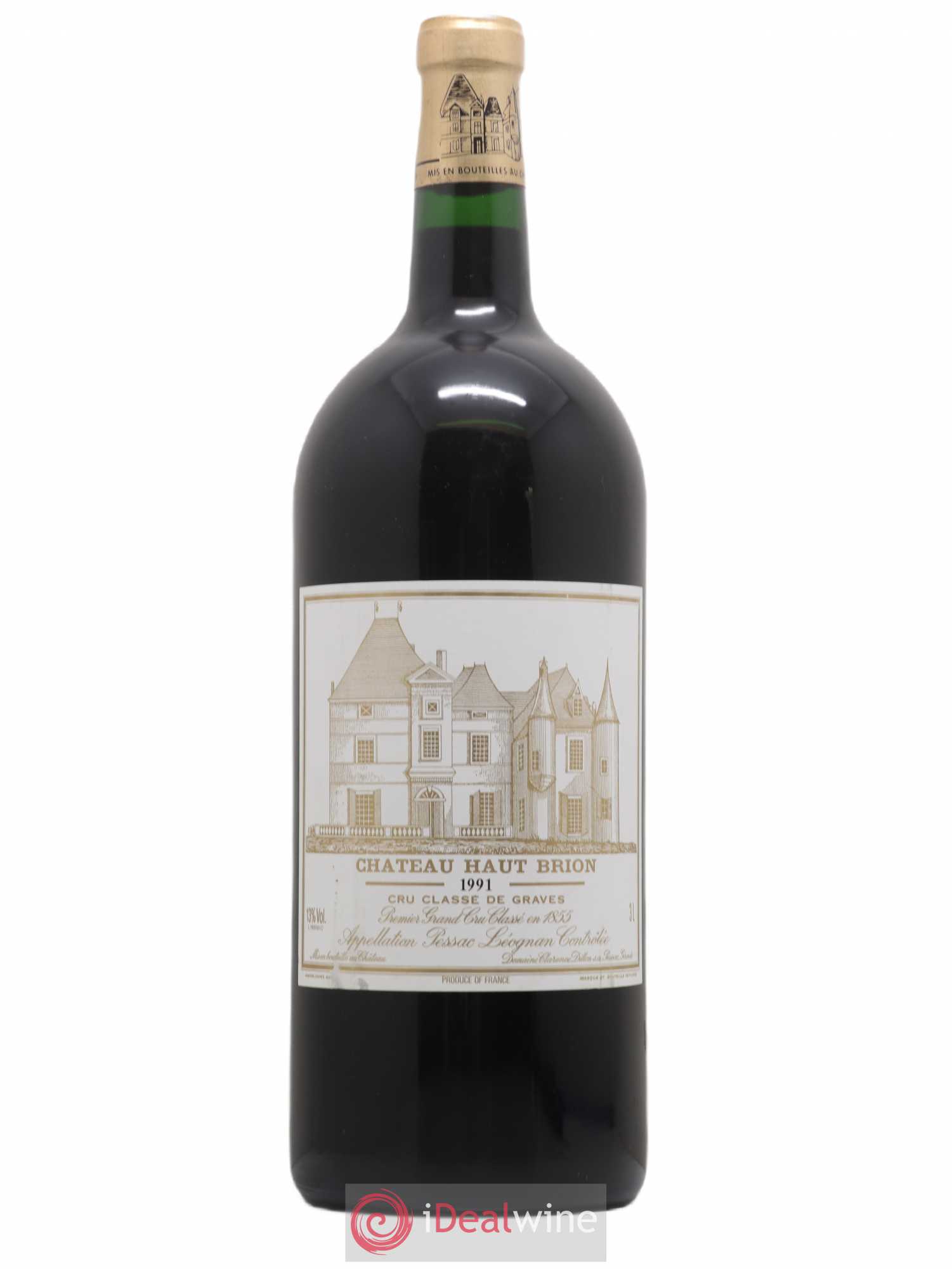 Château Haut Brion 1er Grand Cru Classé 1991 - Lot de 1 double magnum - 0