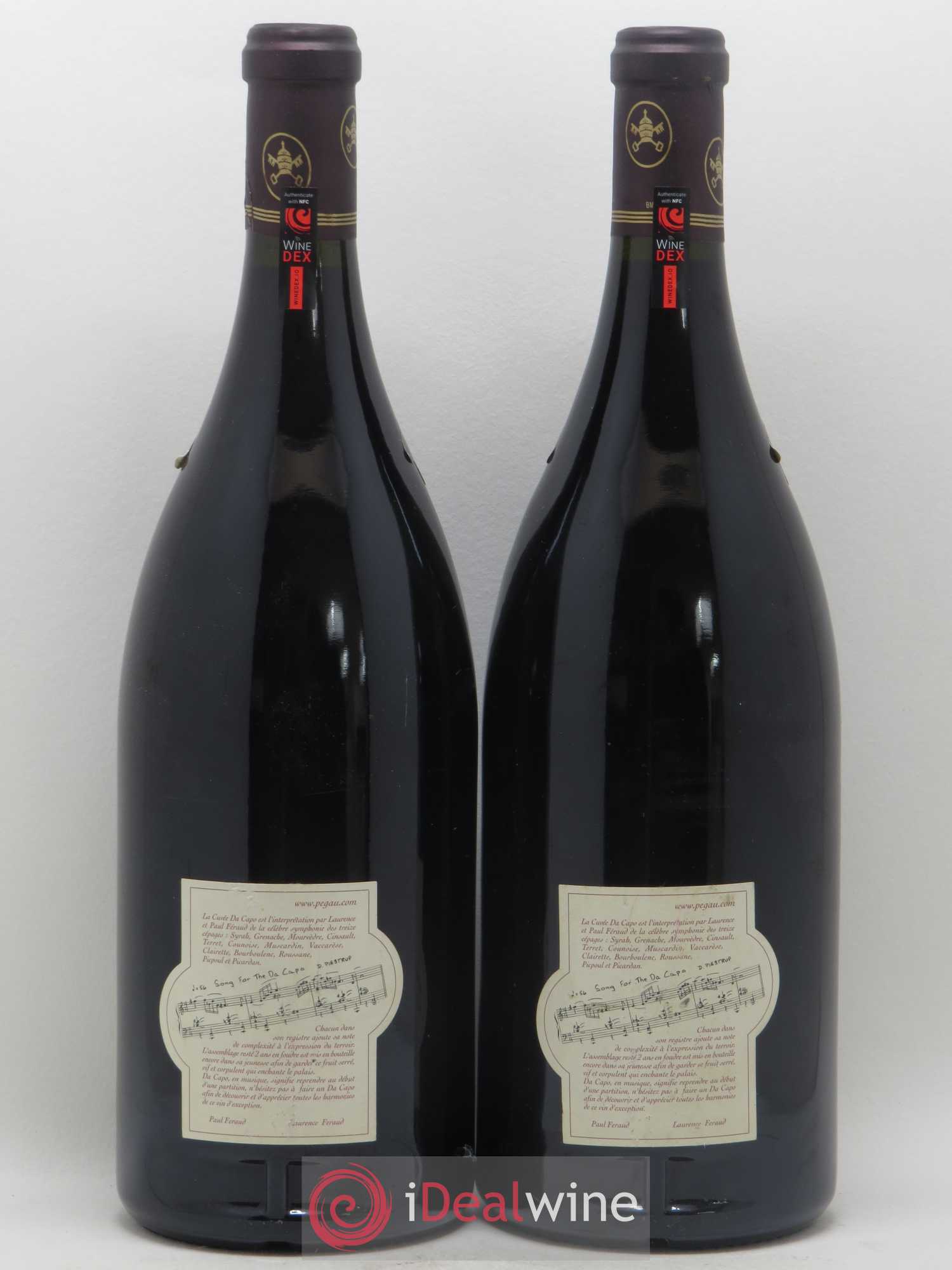 Châteauneuf-du-Pape Domaine du Pégau Cuvée Da Capo Paul et Laurence Féraud 2000 - Lot de 2 magnums - 1