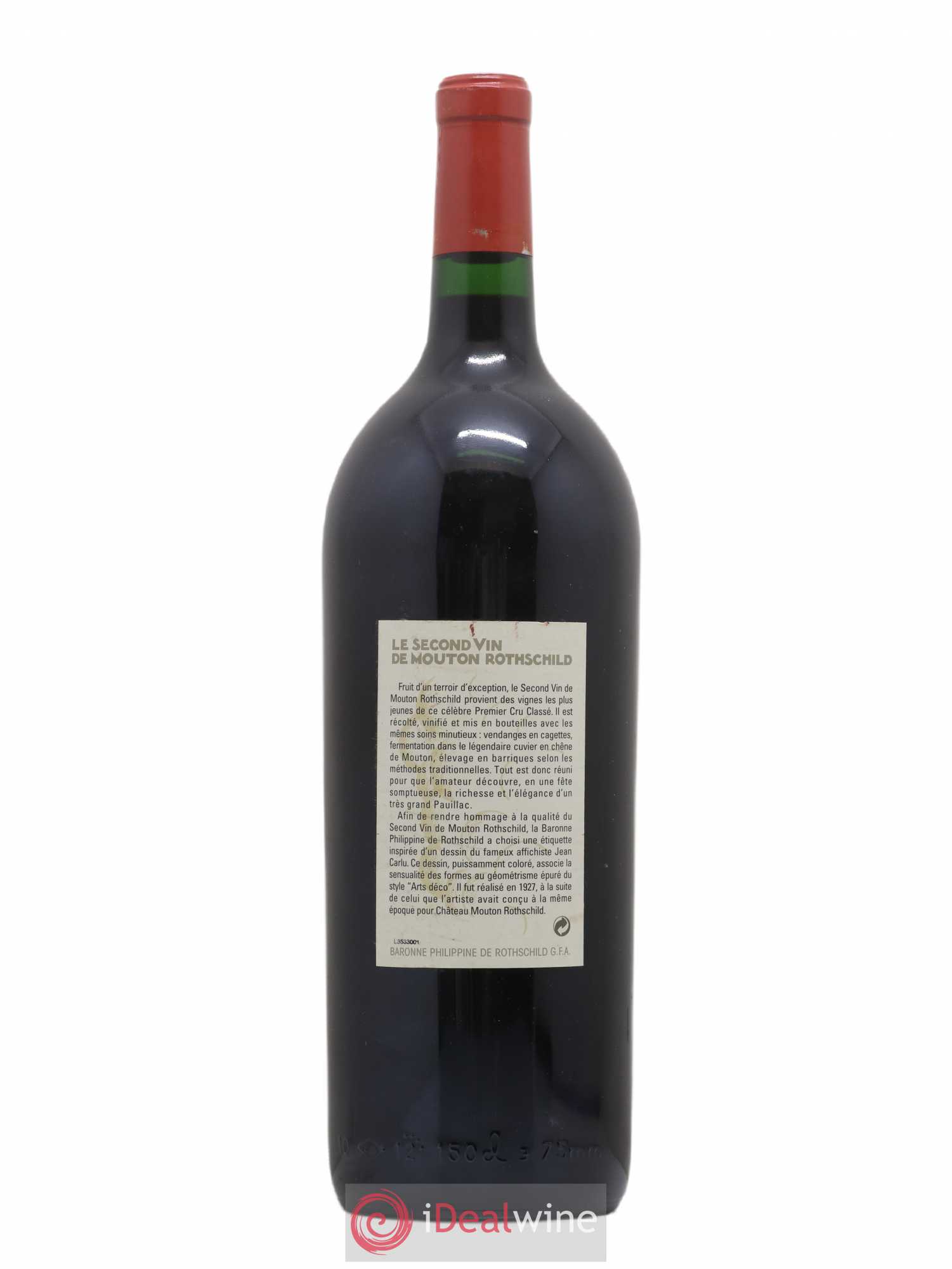 Petit Mouton Second Vin 1993 - Lot de 1 magnum - 1
