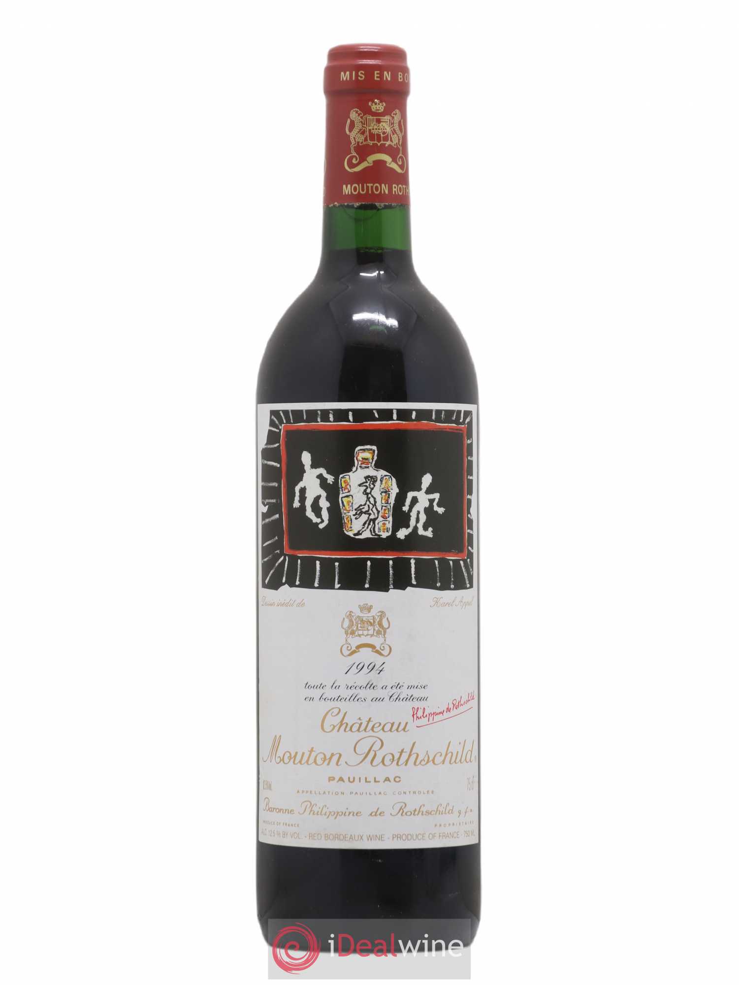 Château Mouton Rothschild 1er Grand Cru Classé 1994 - Lot de 1 bouteille - 0