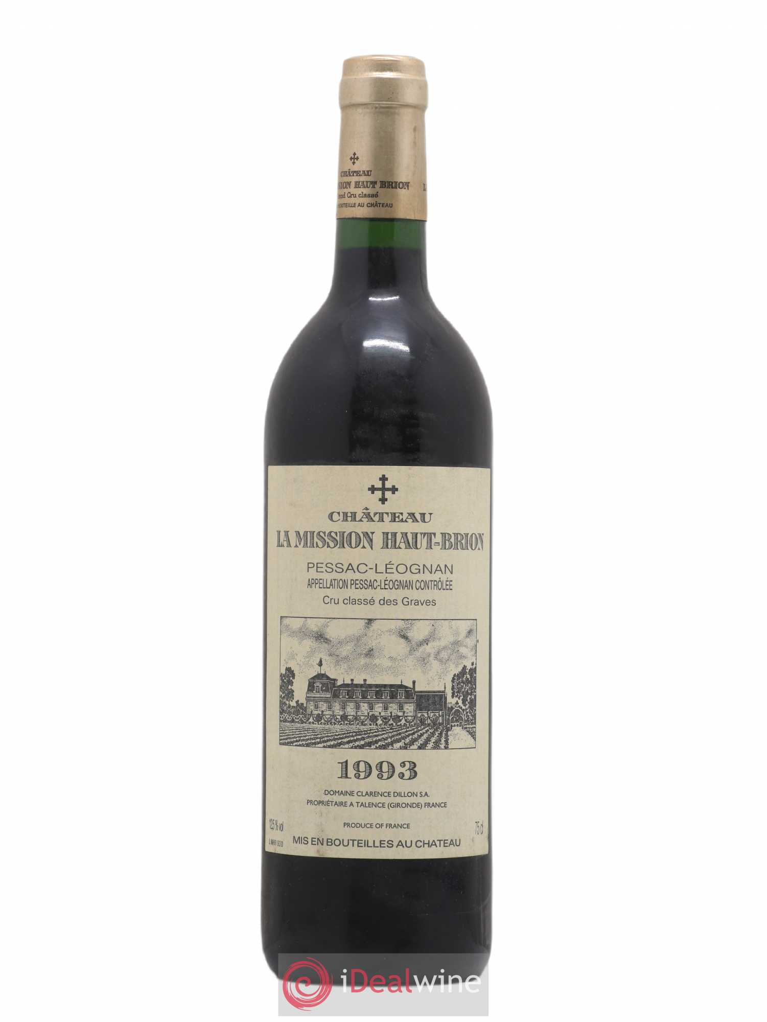Château la Mission Haut-Brion Cru Classé de Graves 1993 - Lot de 1 bouteille - 0