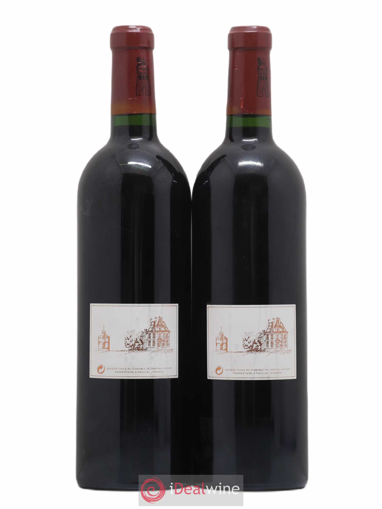 Château Latour 1er Grand Cru Classé 1998 - Lot de 2 bouteilles - 1