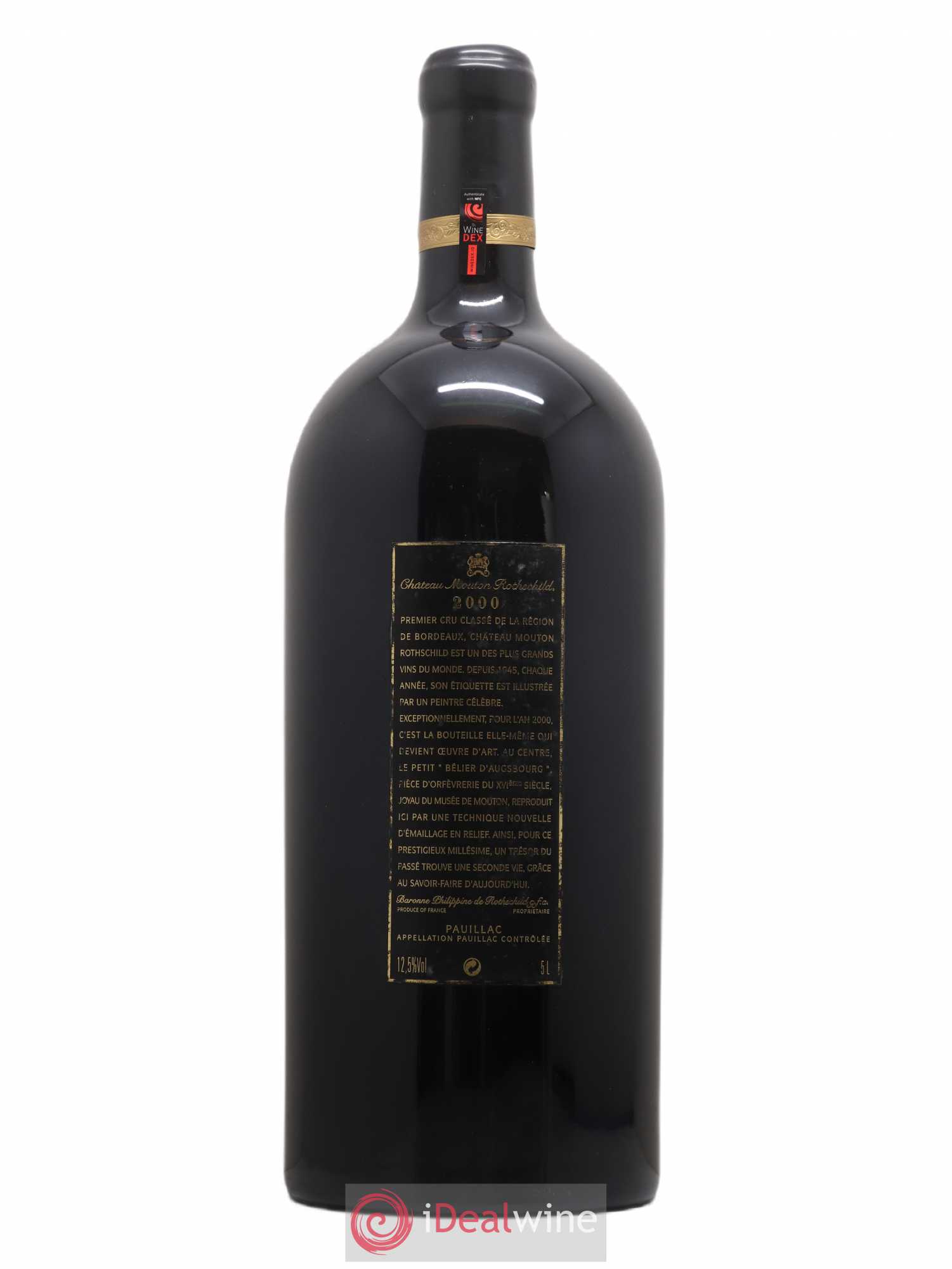 Château Mouton Rothschild 1er Grand Cru Classé 2000 - Lot de 1 jeroboam - 1