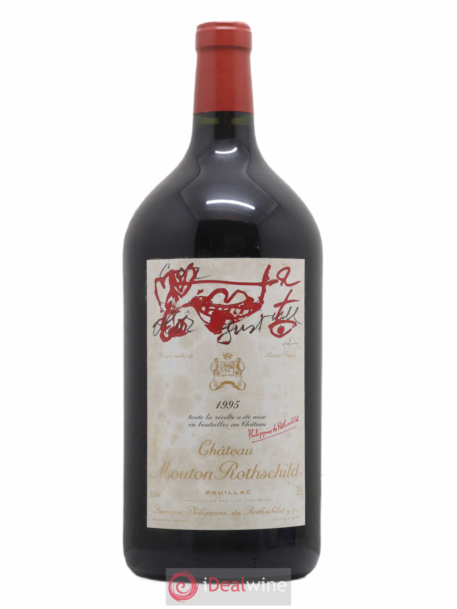 Château Mouton Rothschild 1er Grand Cru Classé 1995 - Lot de 1 double magnum - 0